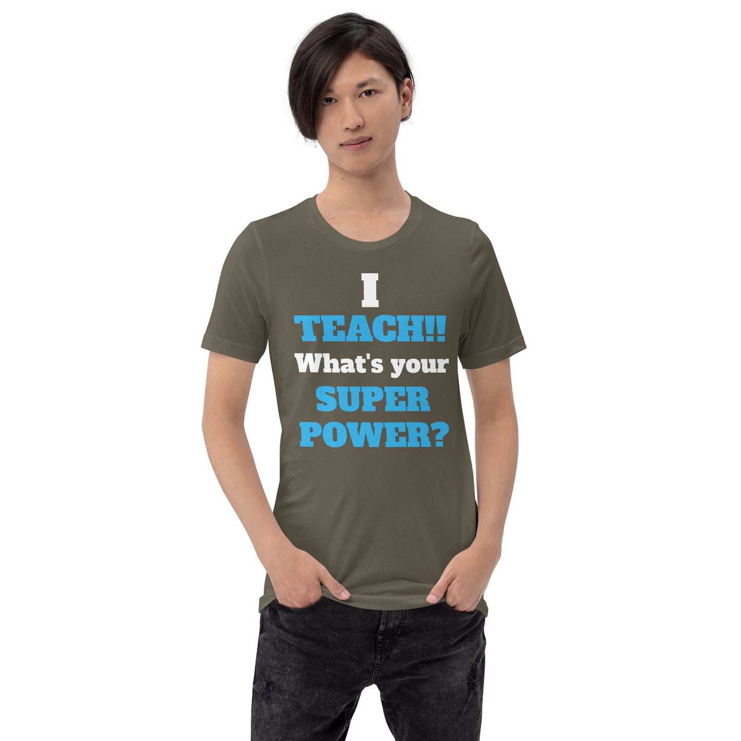 Teaching Superpower T-Shirt – Funny School Tee for Heroic Educators