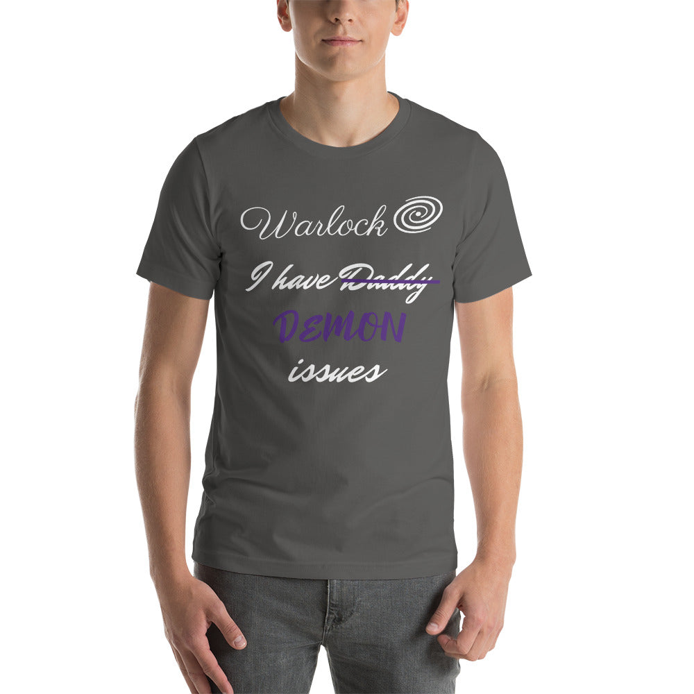 Warlock T-Shirt – Funny D&D Tee for Spellcasters with Patron Issues