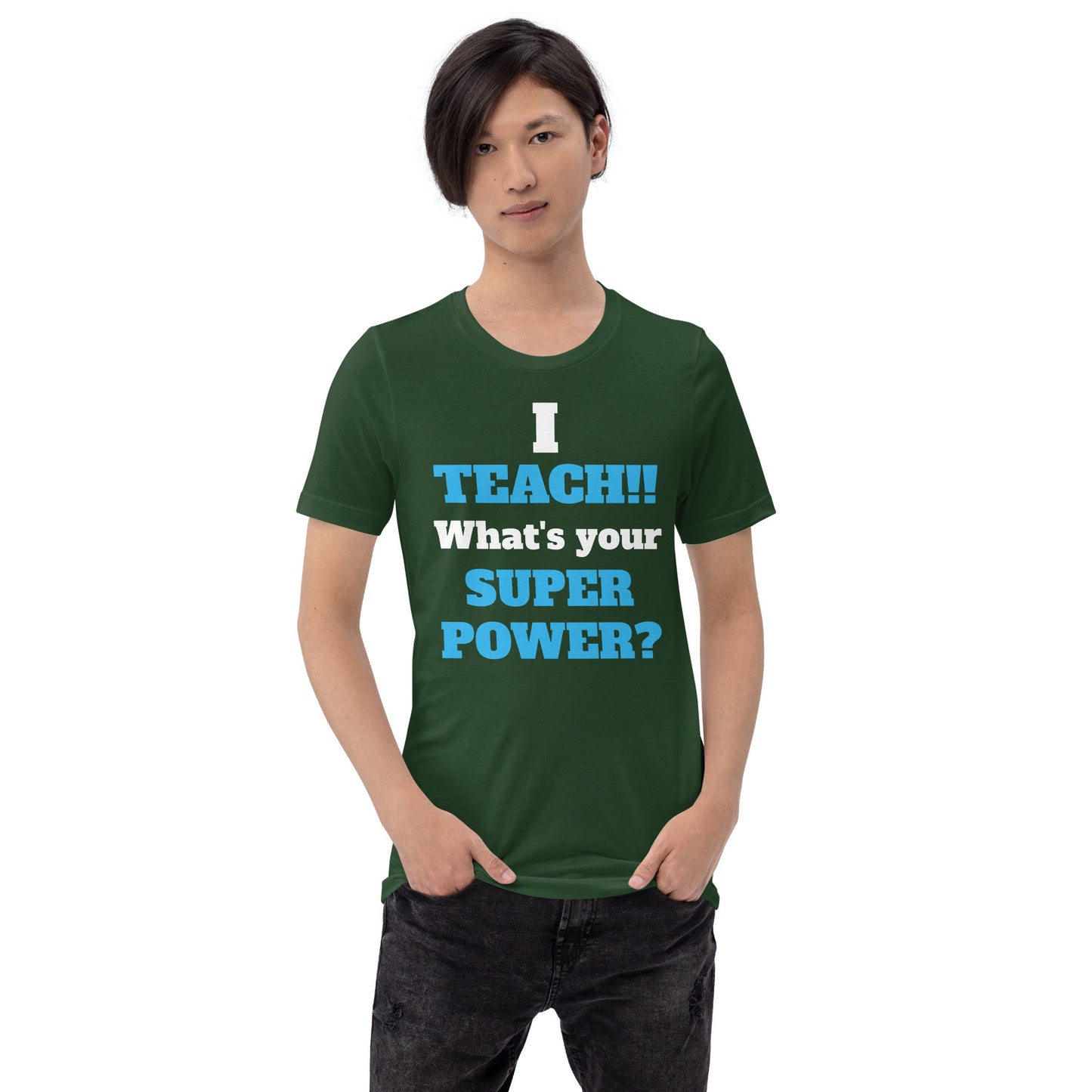 Teaching Superpower T-Shirt – Funny School Tee for Heroic Educators