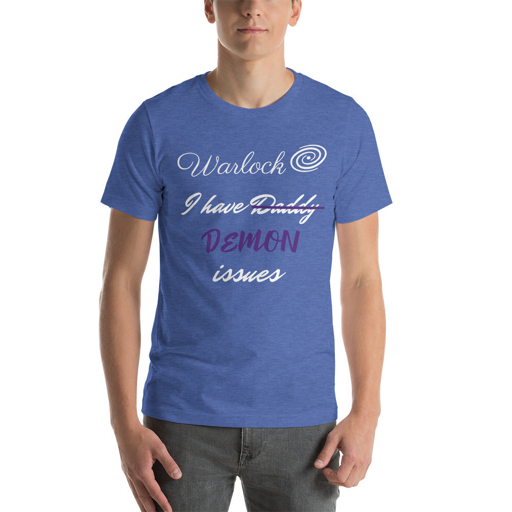 Warlock T-Shirt – Funny D&D Tee for Spellcasters with Patron Issues