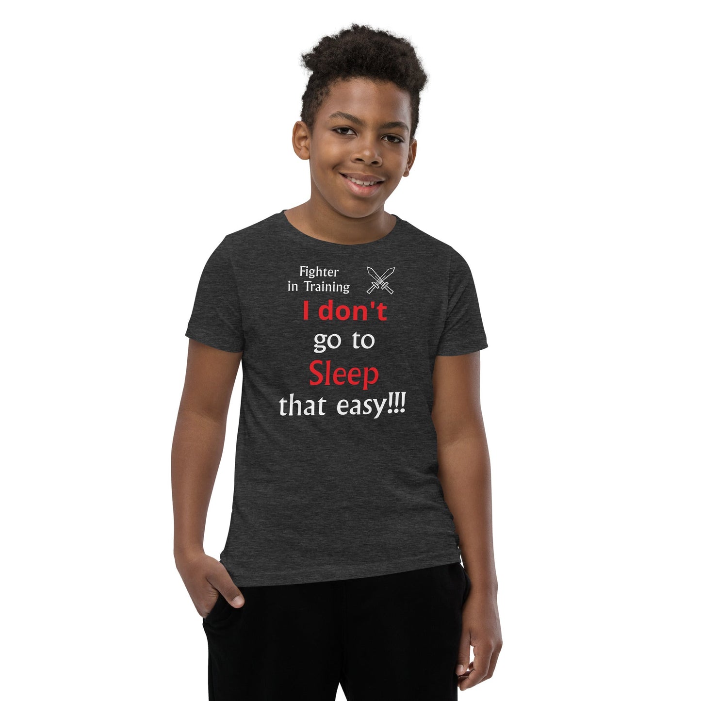 Fighter in Training T-Shirt – Funny D&D Tee for Resilient Kids