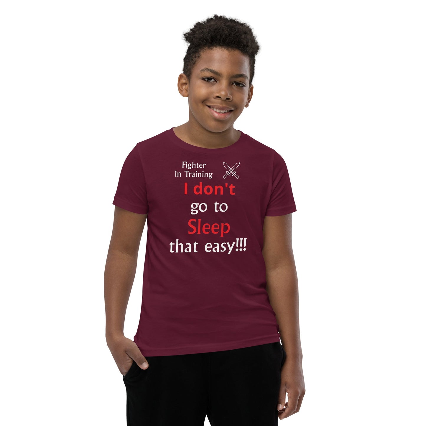 Fighter in Training T-Shirt – Funny D&D Tee for Resilient Kids