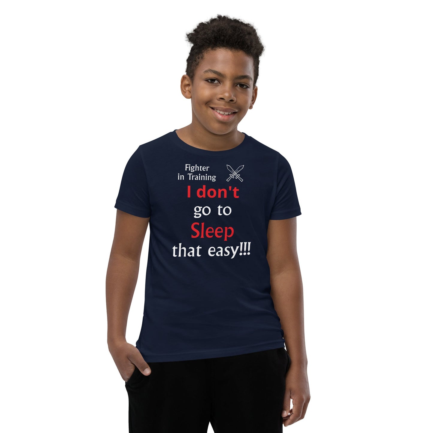Fighter in Training T-Shirt – Funny D&D Tee for Resilient Kids