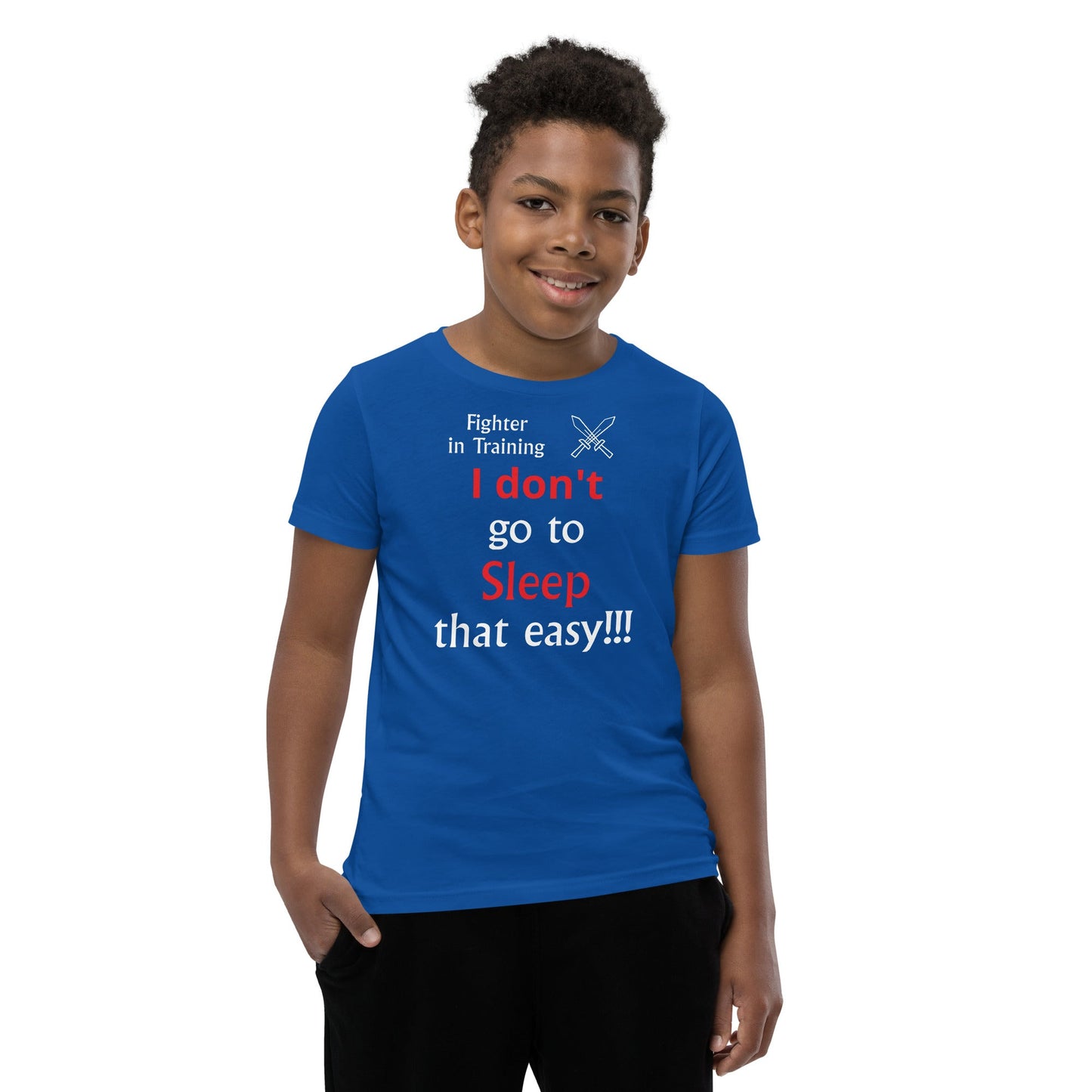 Fighter in Training T-Shirt – Funny D&D Tee for Resilient Kids