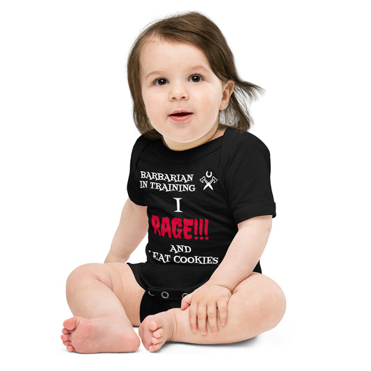 Baby Barbarian in Training Onesie