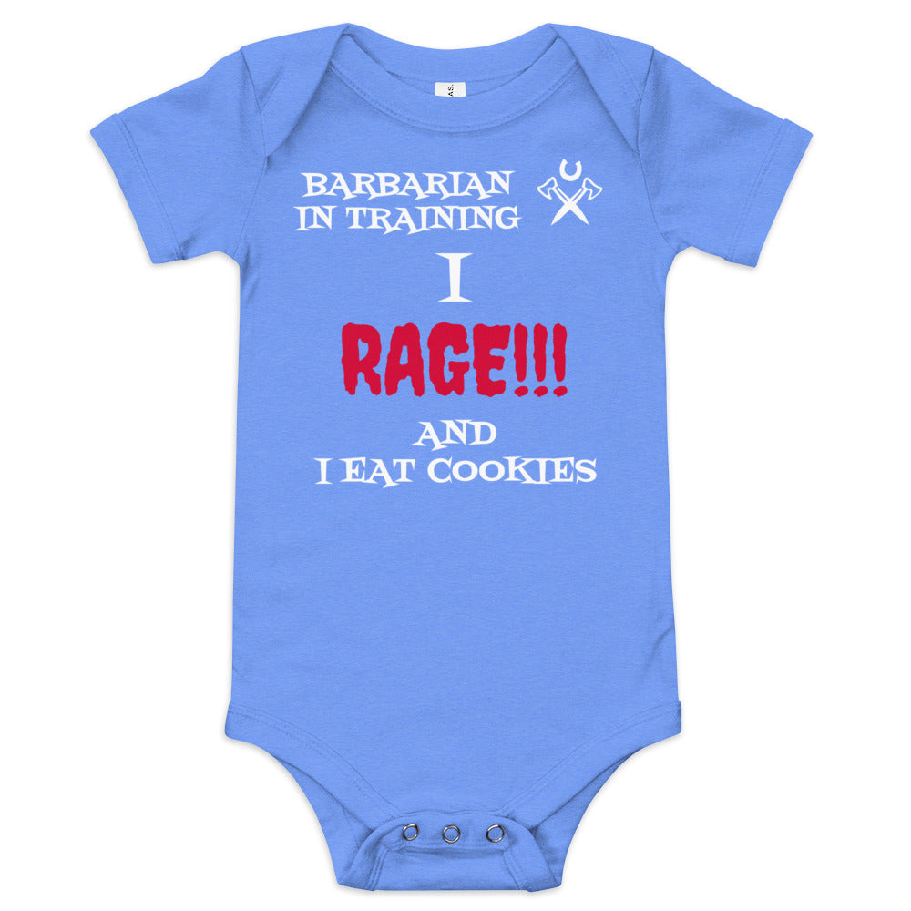 Baby Barbarian in Training Onesie