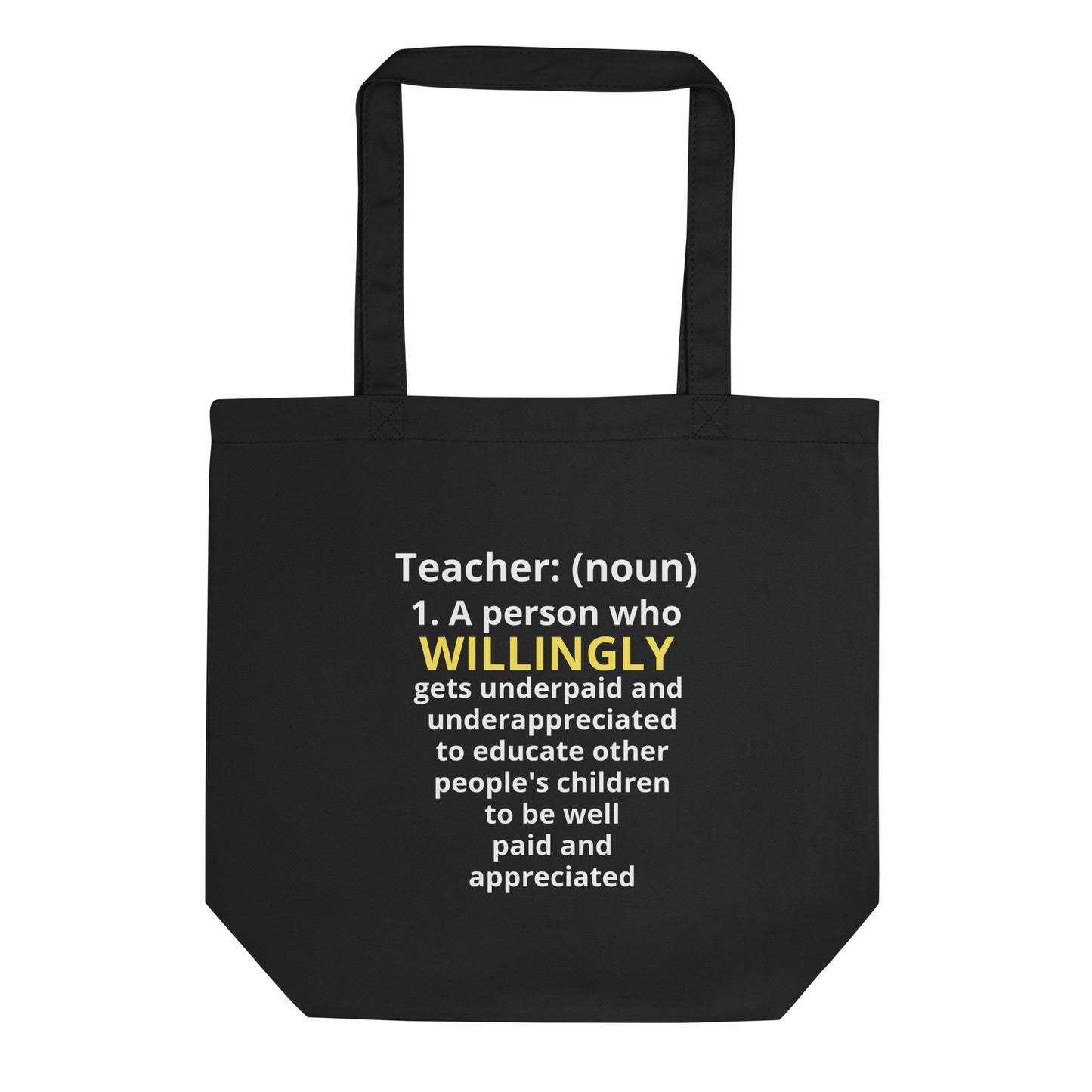 Teacher Definition Tote Bag