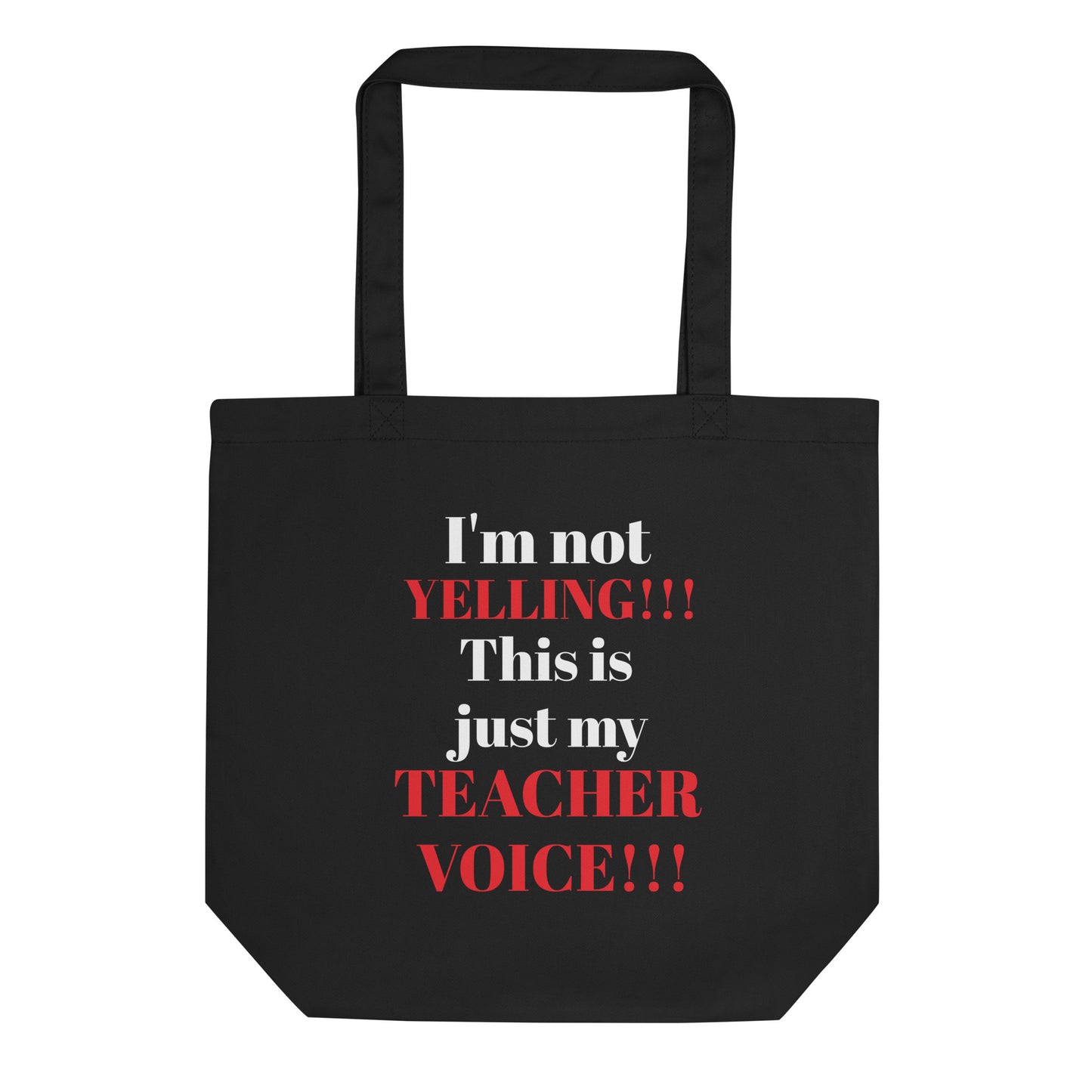 Teacher Voice Tote Bag