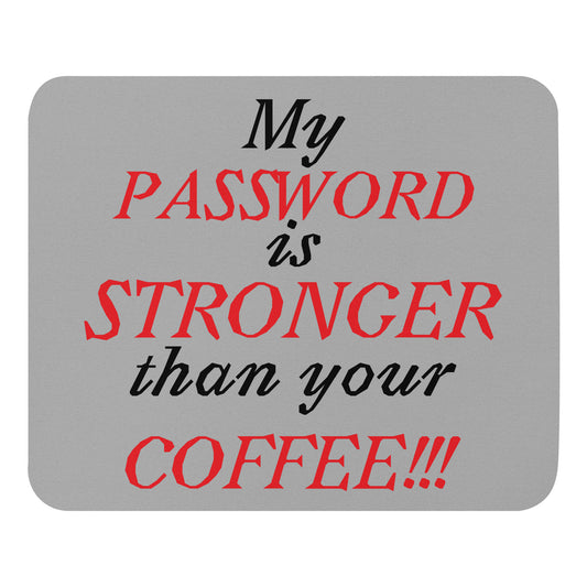 Cybersecurity Password Mouse pad