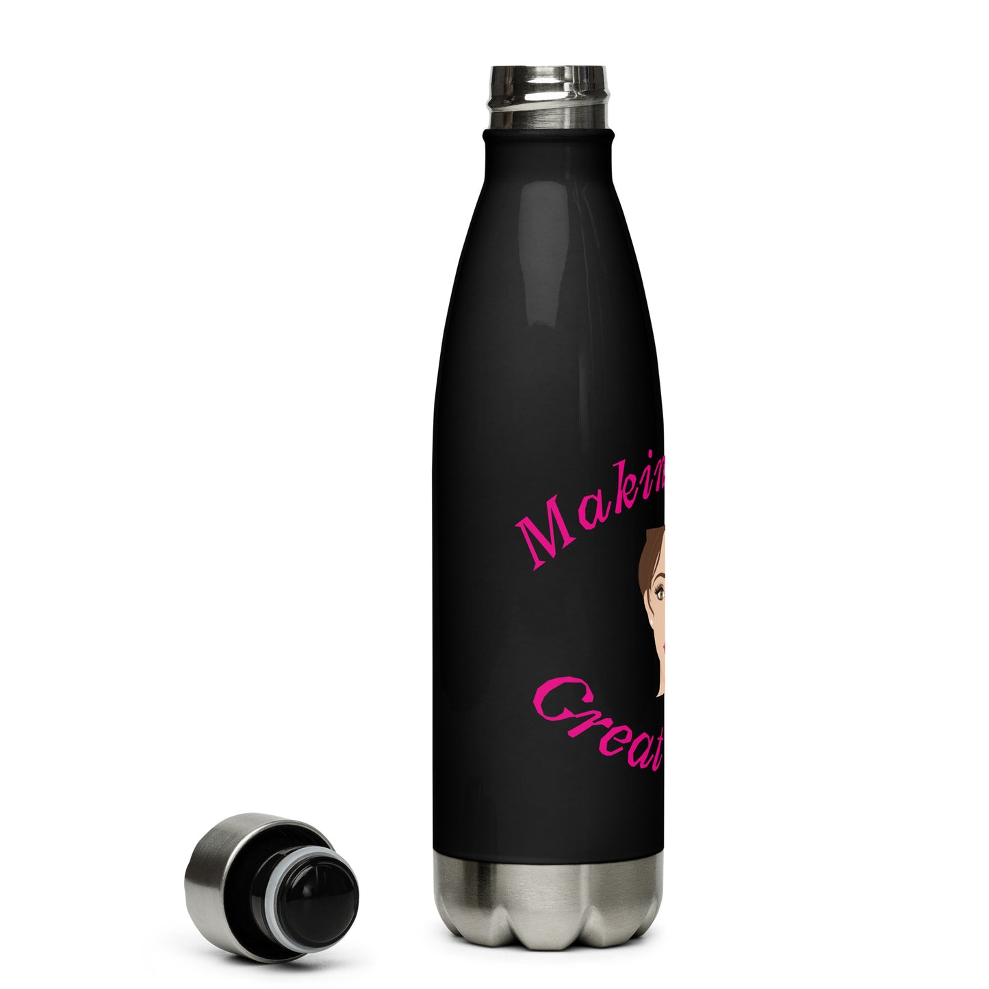 Beauty Faces Stainless Steel Water Bottle