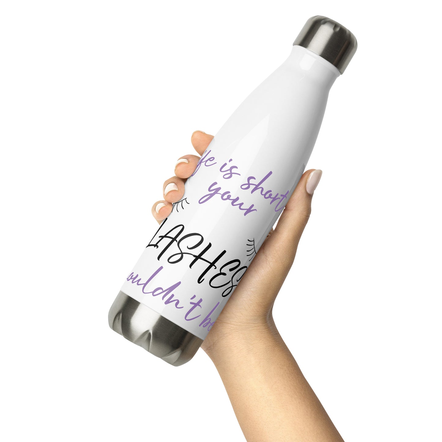 Beauty Lashes Stainless steel water bottle