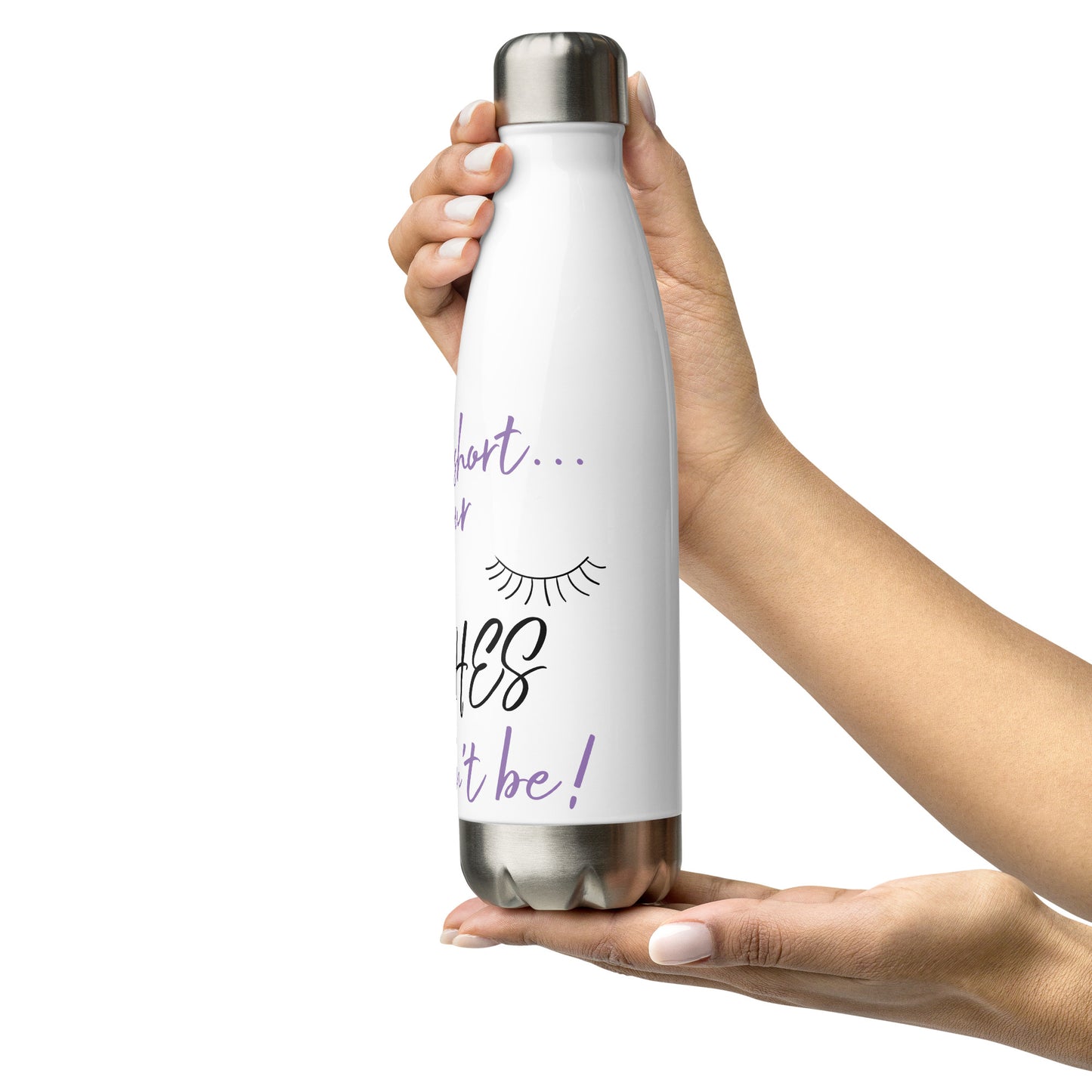 Beauty Lashes Stainless steel water bottle