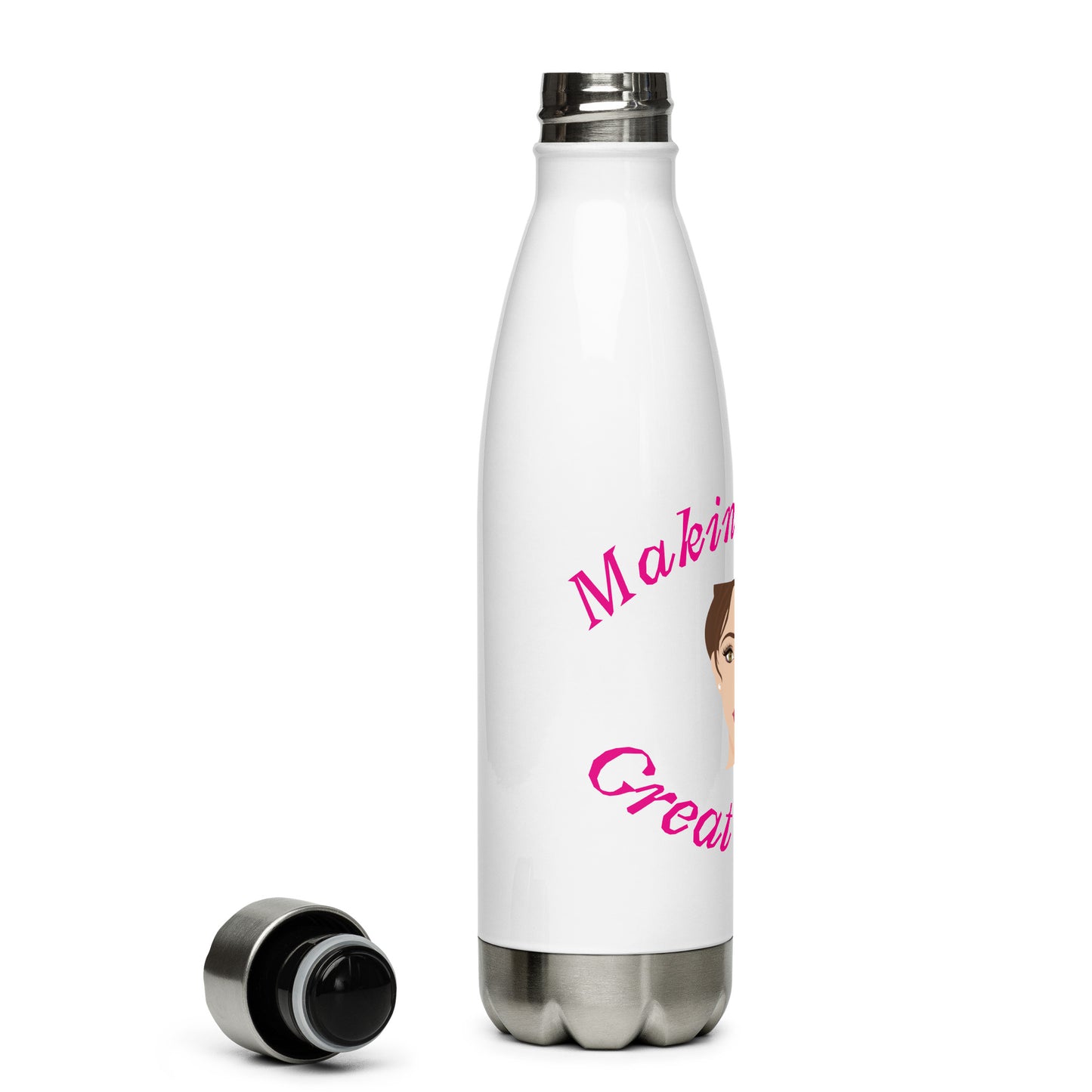 Beauty Faces Stainless Steel Water Bottle