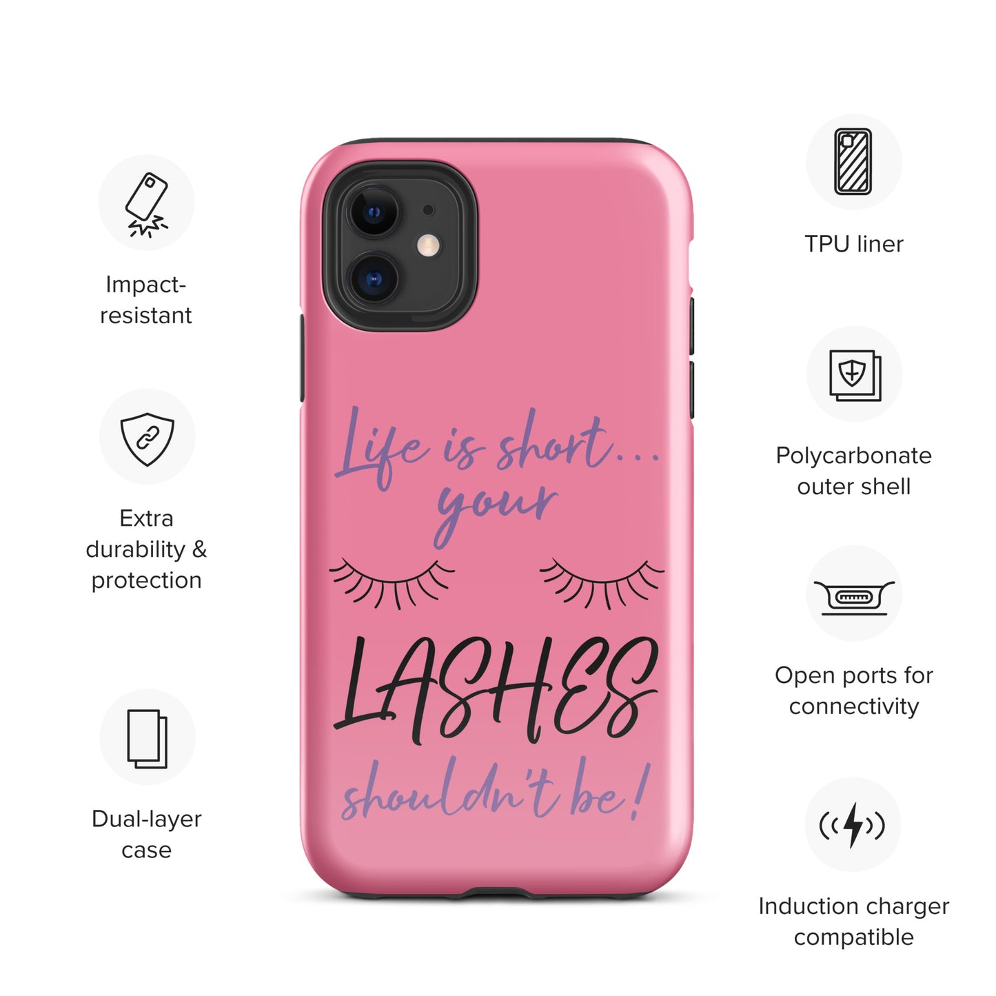 Beauty Lashes Tough Case for iPhone®