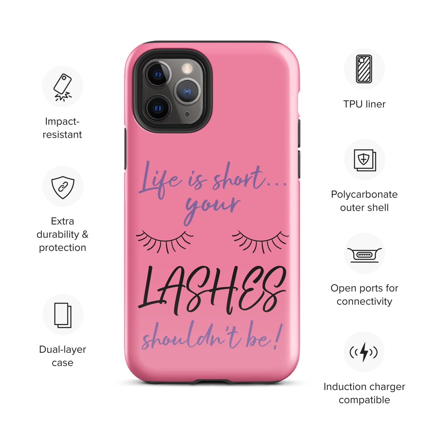 Beauty Lashes Tough Case for iPhone®