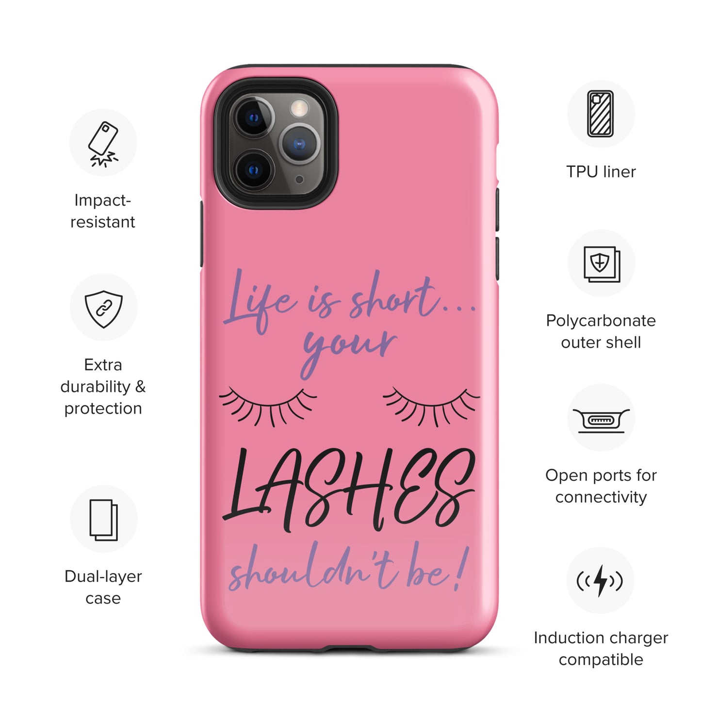 Beauty Lashes Tough Case for iPhone®