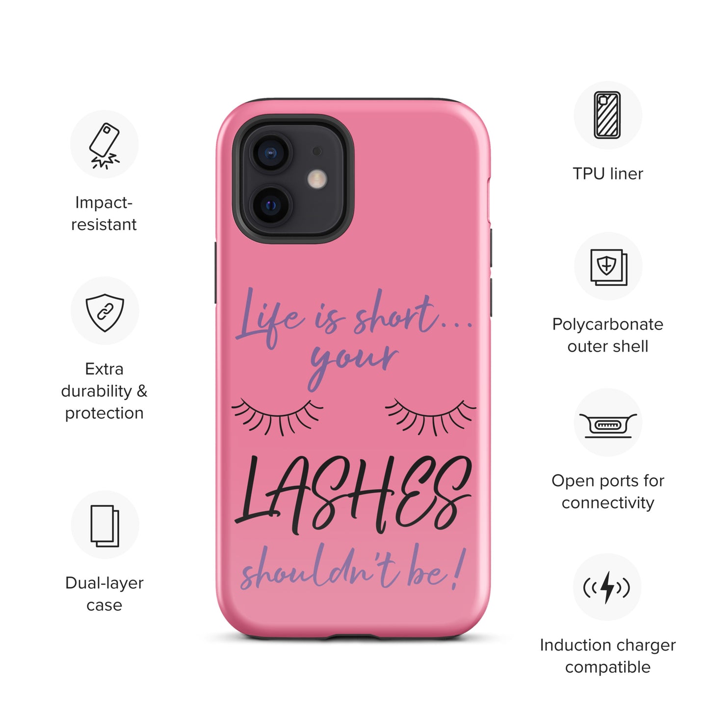 Beauty Lashes Tough Case for iPhone®