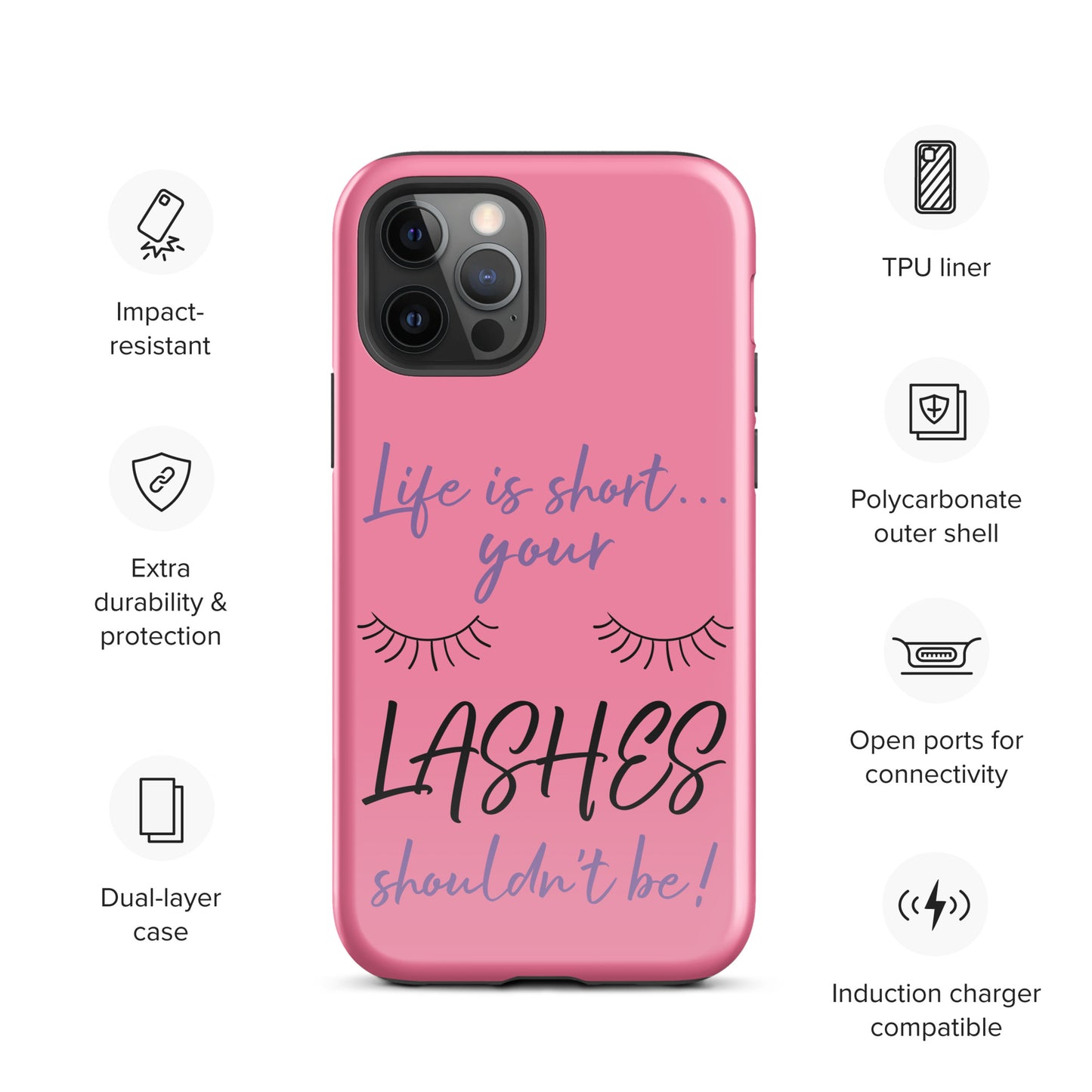 Beauty Lashes Tough Case for iPhone®