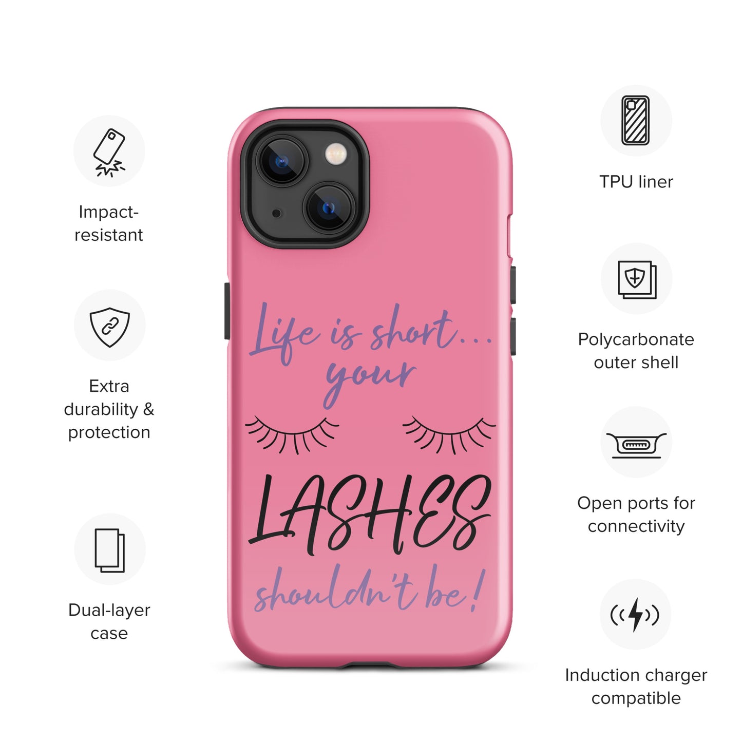 Beauty Lashes Tough Case for iPhone®