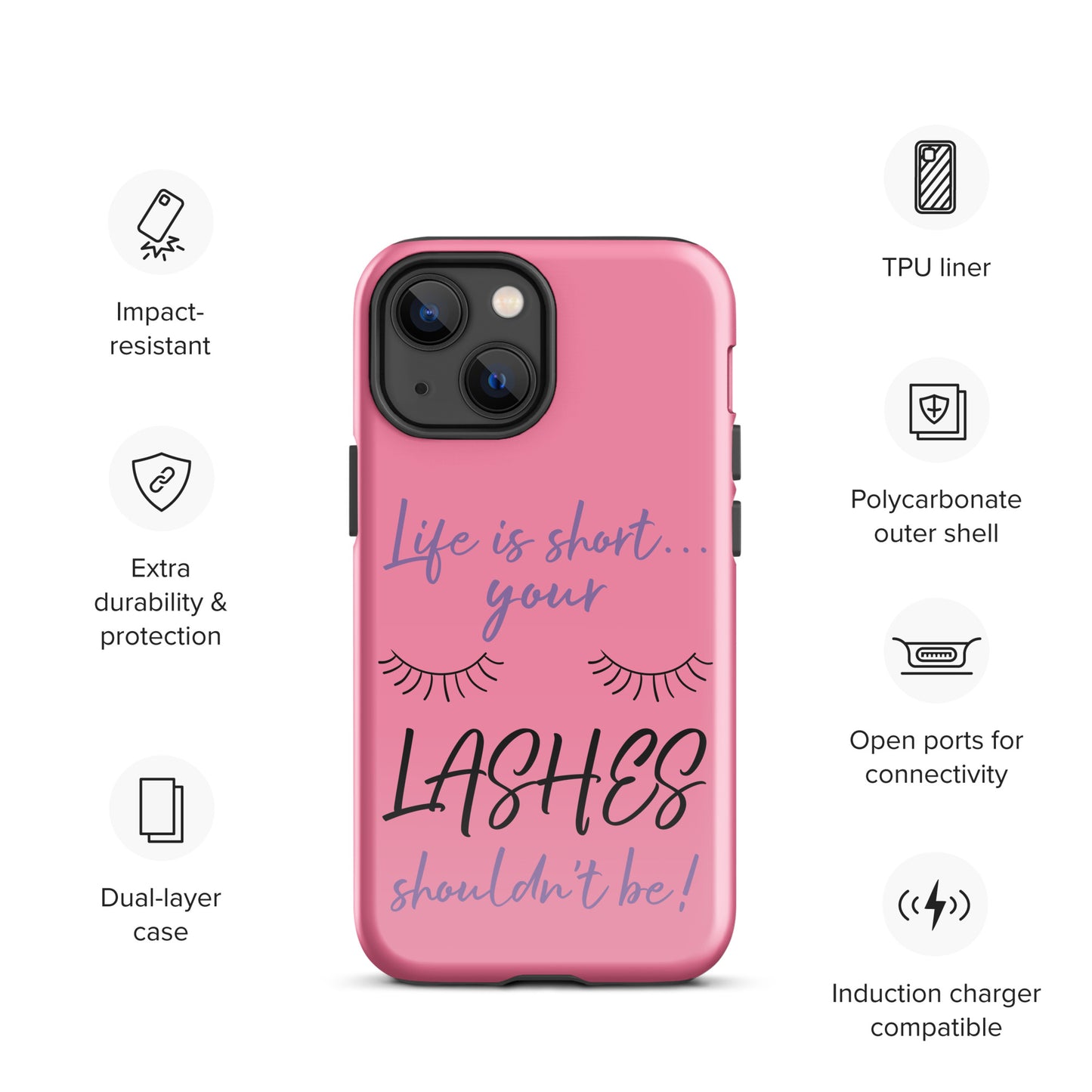 Beauty Lashes Tough Case for iPhone®