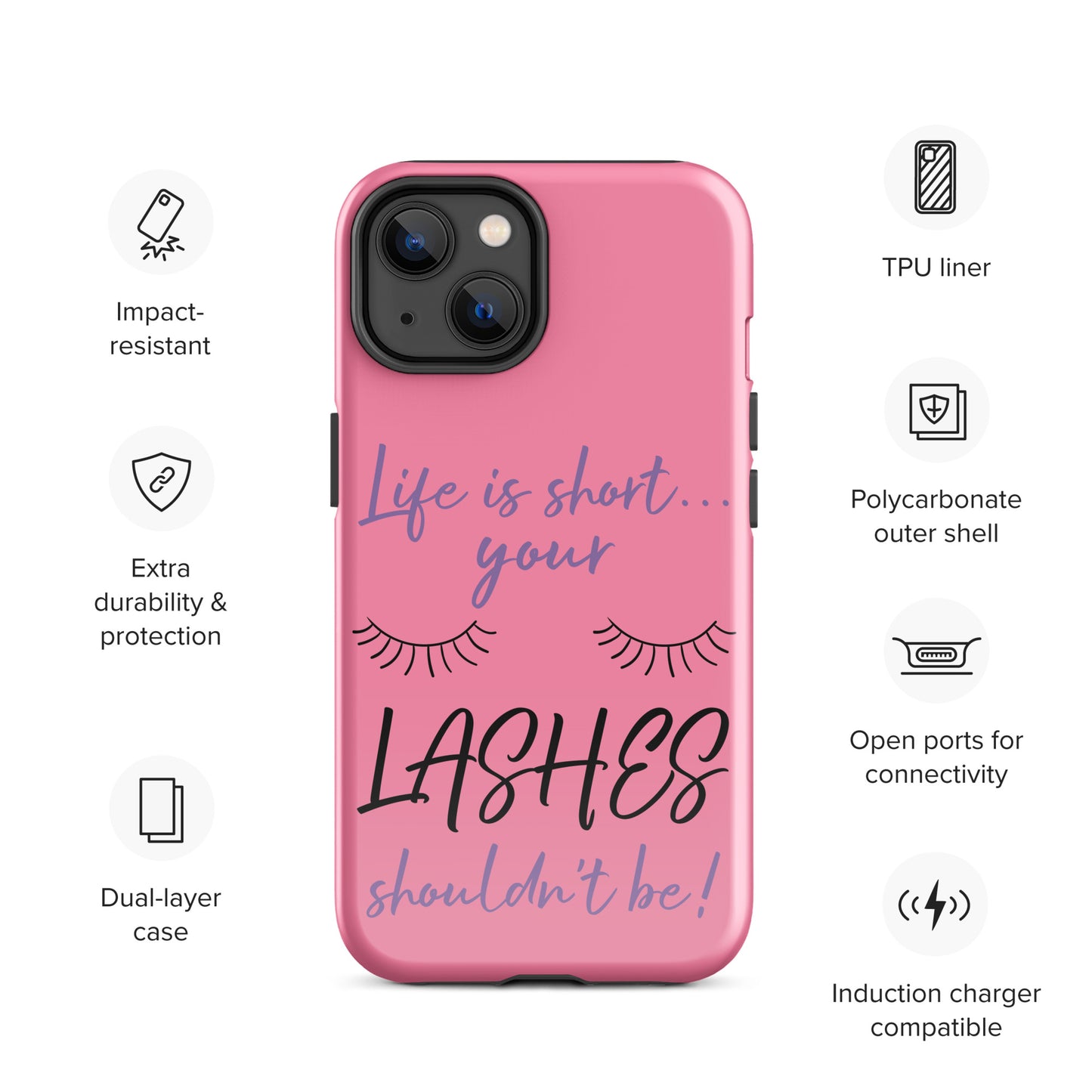 Beauty Lashes Tough Case for iPhone®