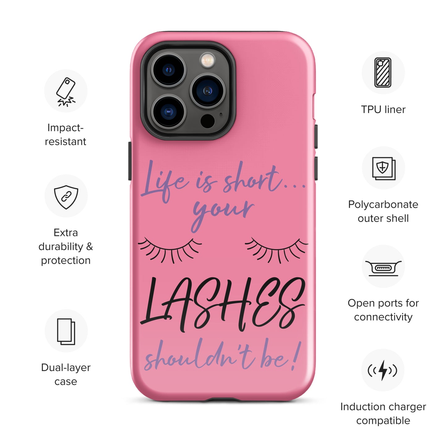 Beauty Lashes Tough Case for iPhone®