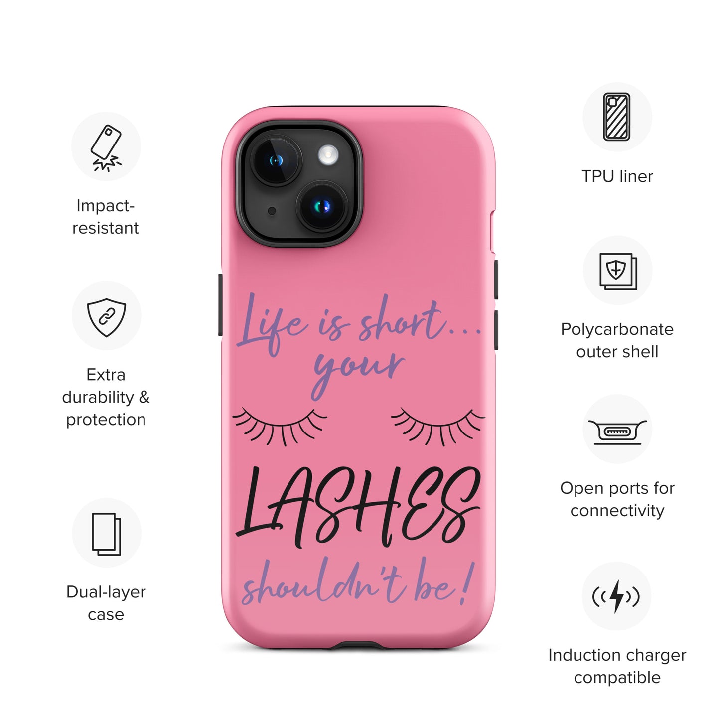 Beauty Lashes Tough Case for iPhone®