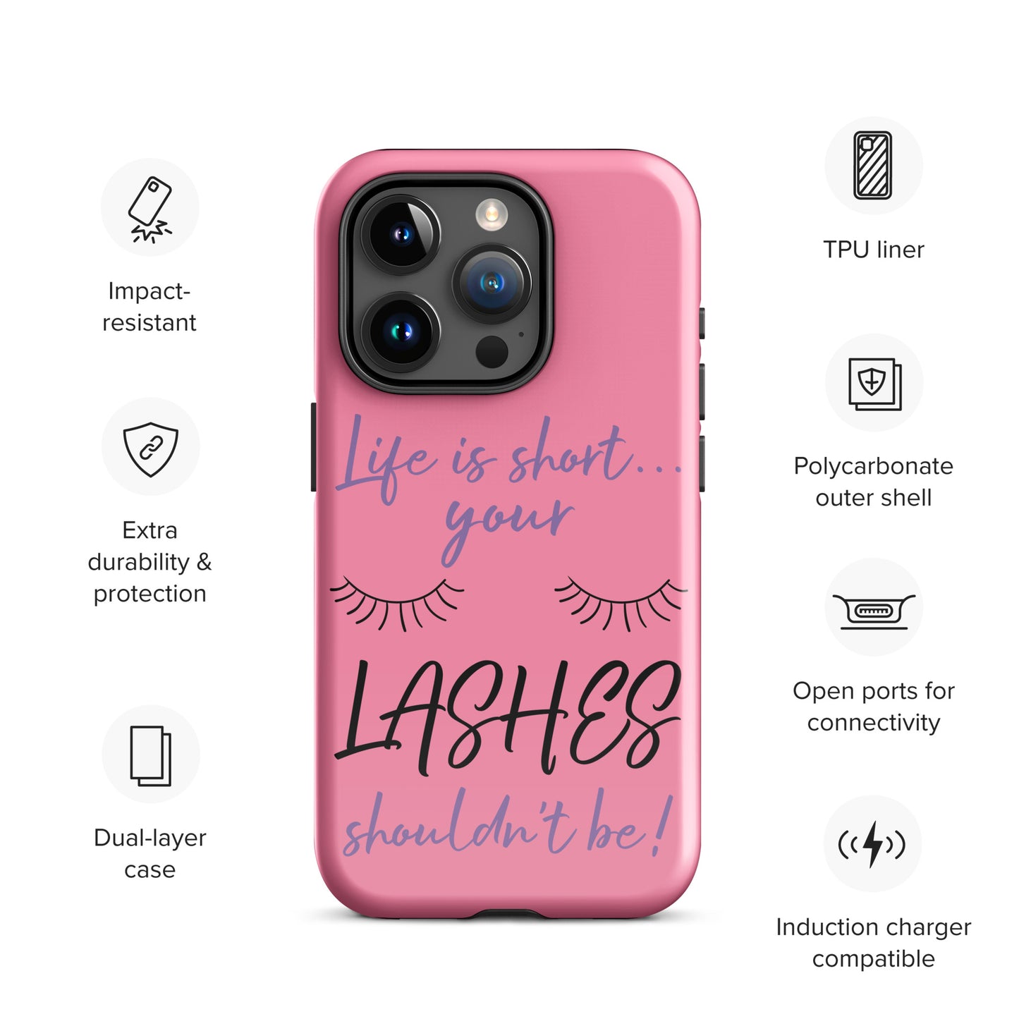 Beauty Lashes Tough Case for iPhone®