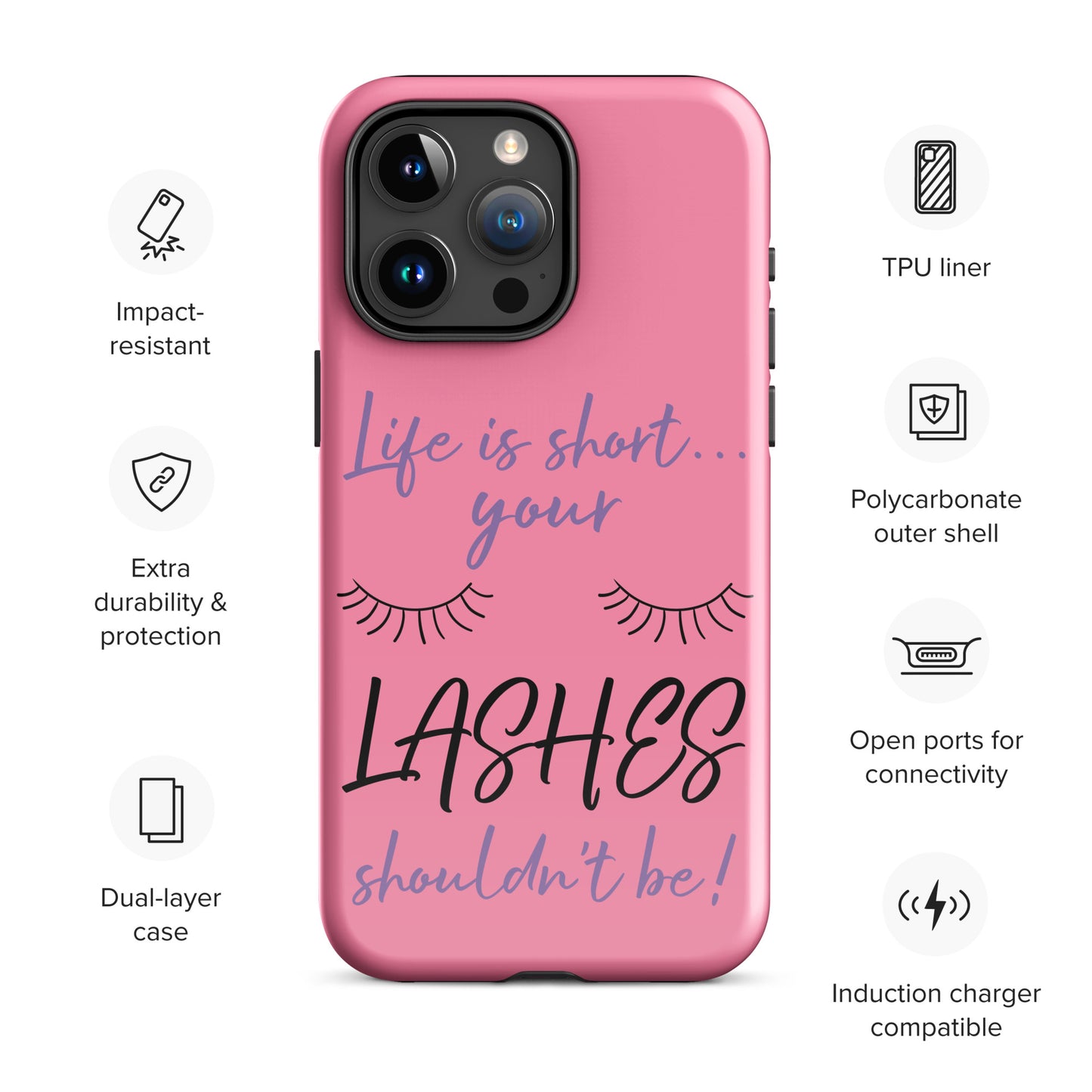 Beauty Lashes Tough Case for iPhone®