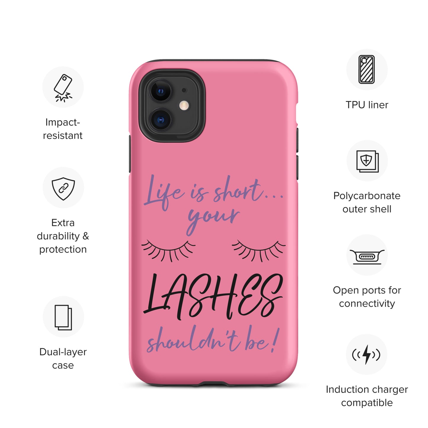 Beauty Lashes Tough Case for iPhone®