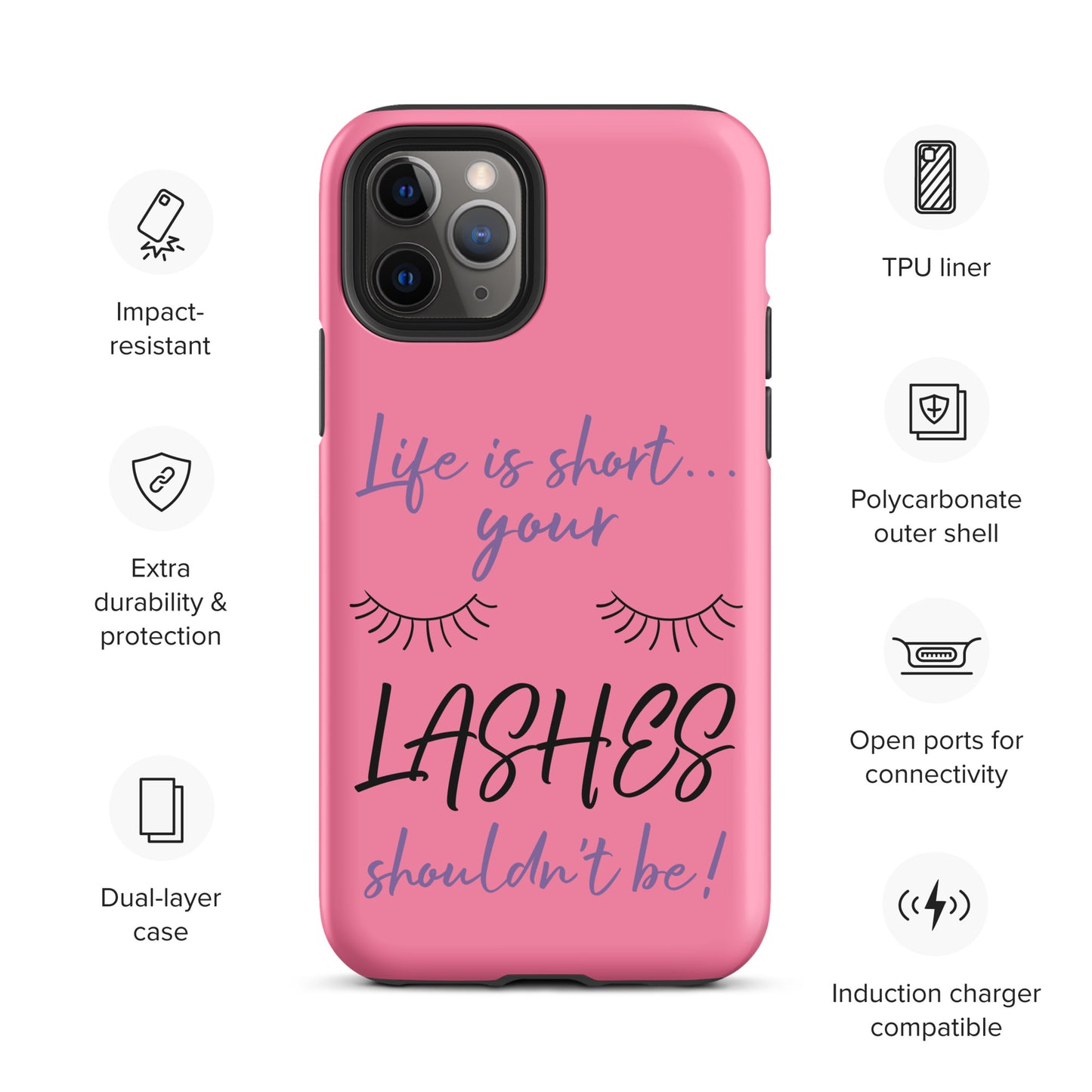 Beauty Lashes Tough Case for iPhone®