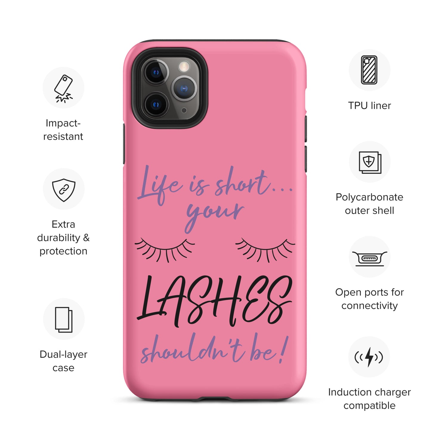 Beauty Lashes Tough Case for iPhone®