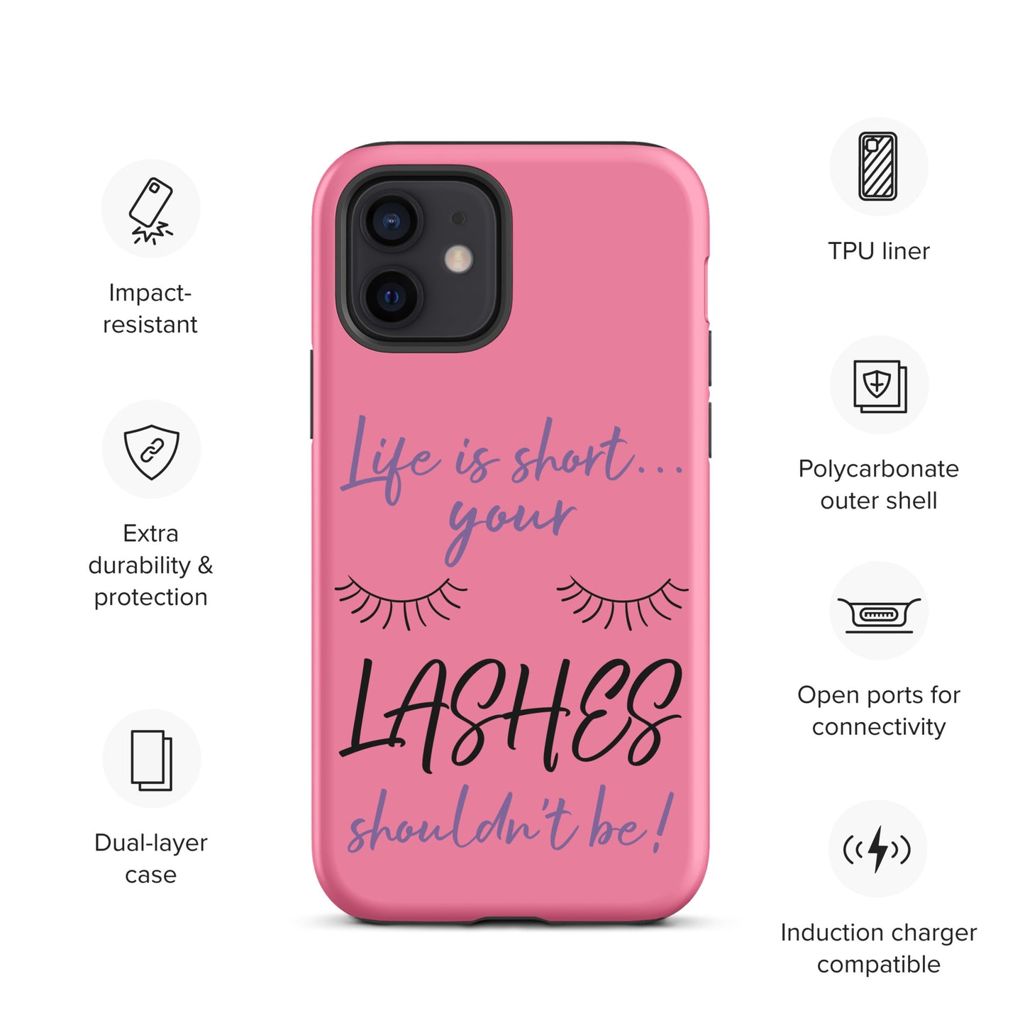 Beauty Lashes Tough Case for iPhone®