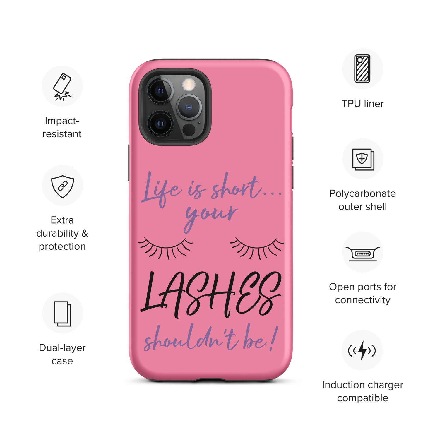 Beauty Lashes Tough Case for iPhone®