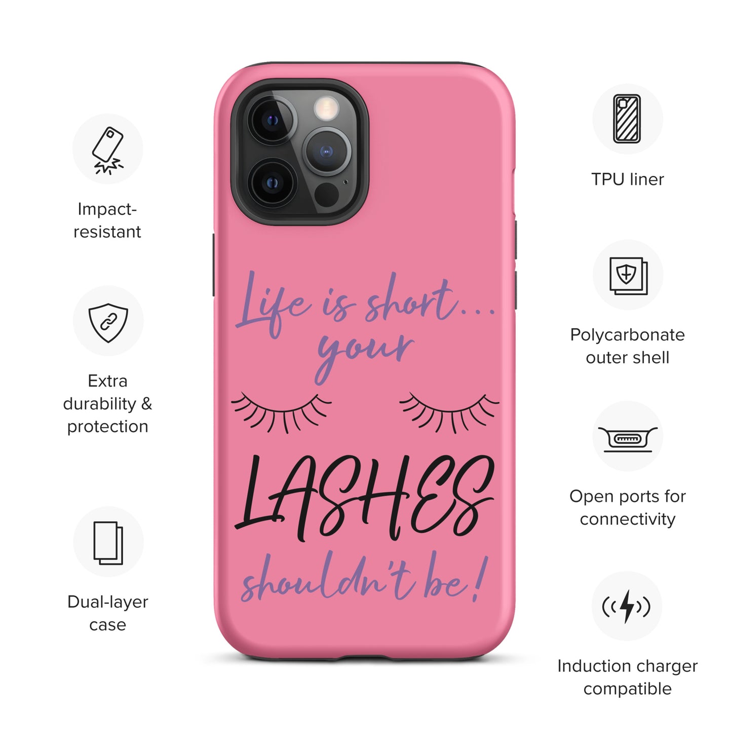 Beauty Lashes Tough Case for iPhone®