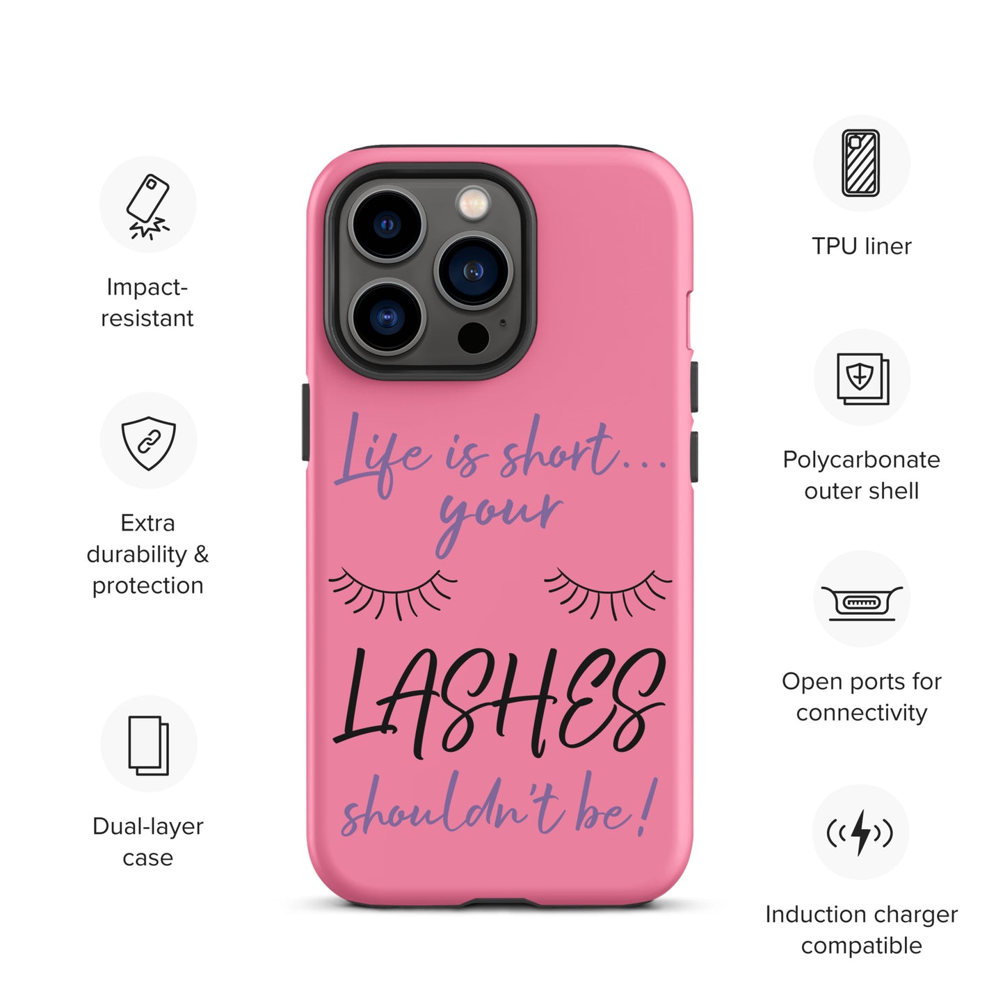 Beauty Lashes Tough Case for iPhone®