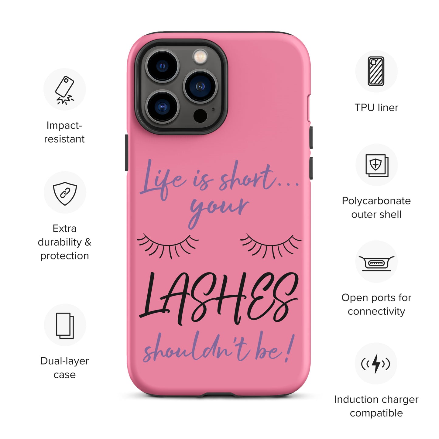 Beauty Lashes Tough Case for iPhone®