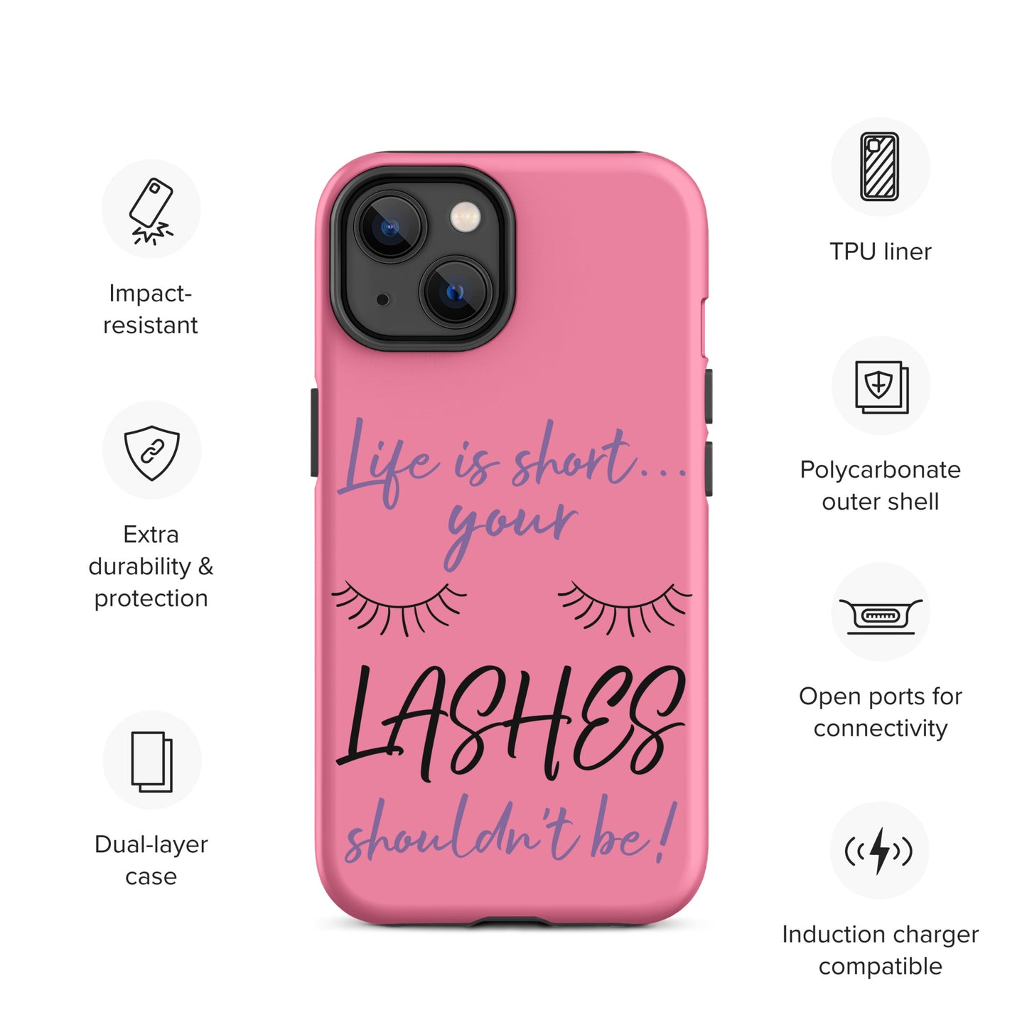 Beauty Lashes Tough Case for iPhone®