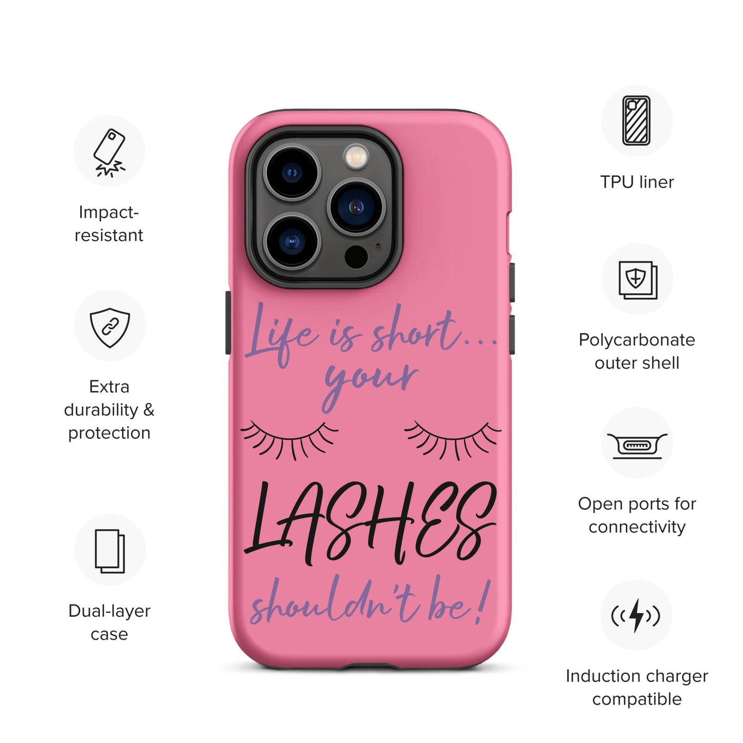 Beauty Lashes Tough Case for iPhone®