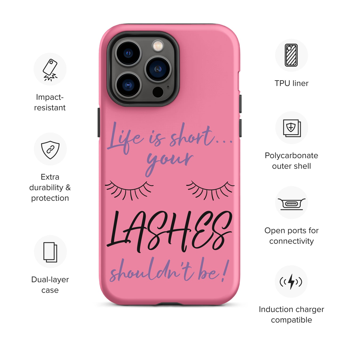 Beauty Lashes Tough Case for iPhone®