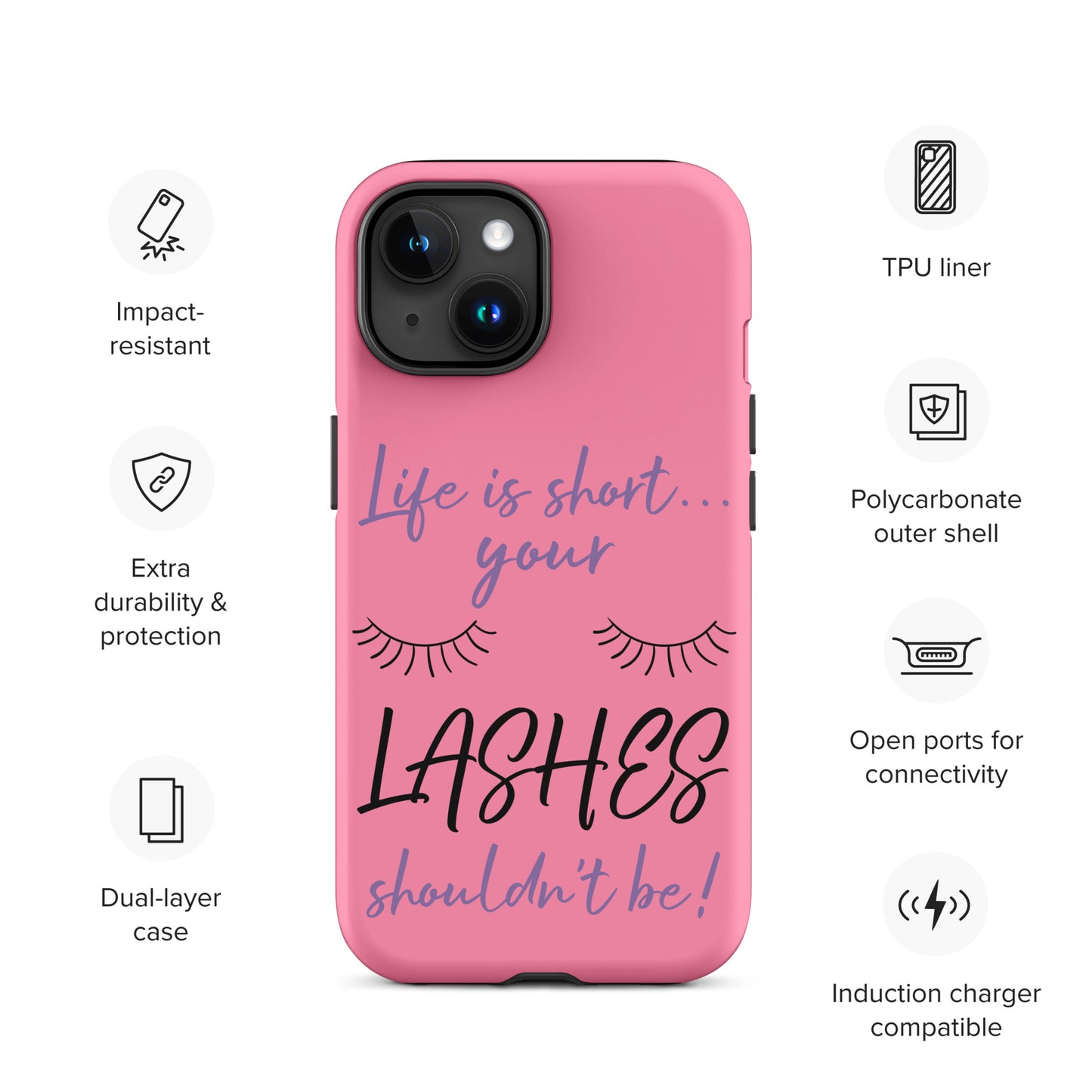 Beauty Lashes Tough Case for iPhone®