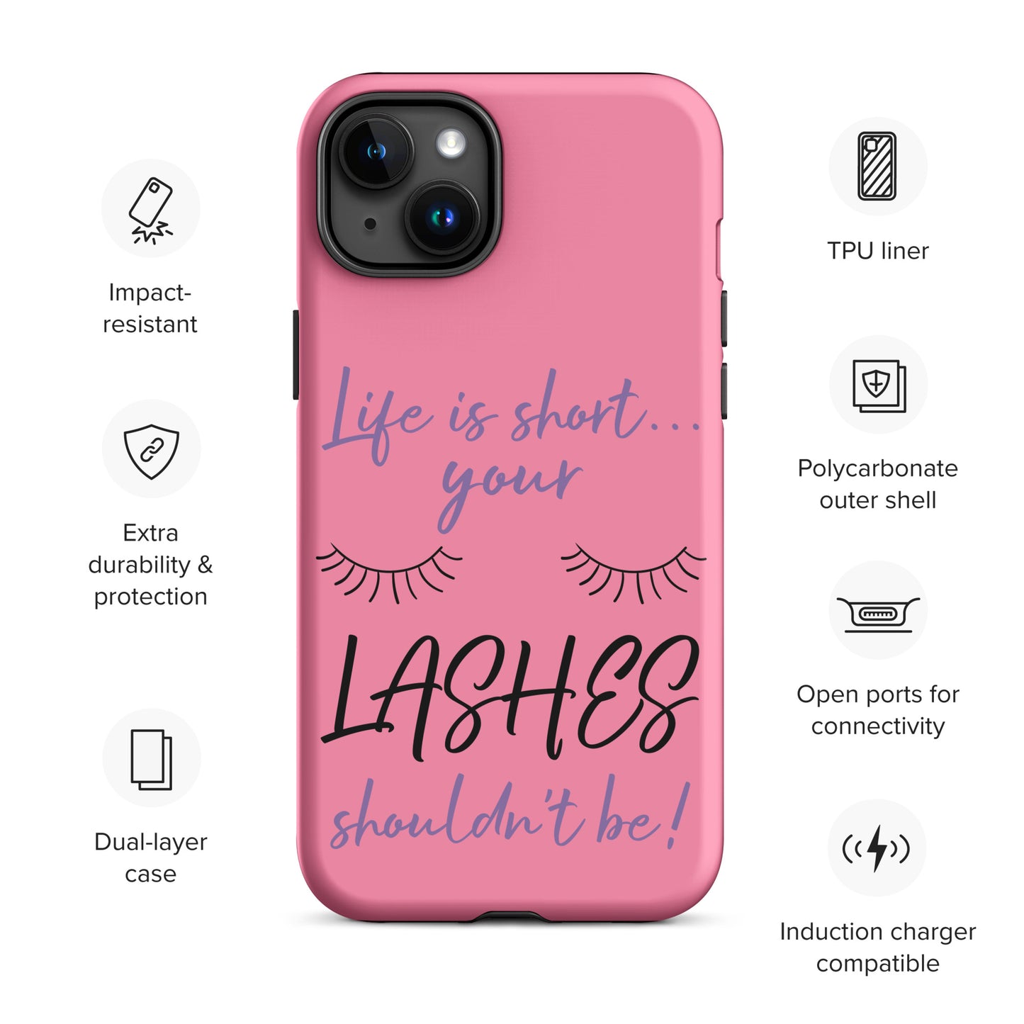 Beauty Lashes Tough Case for iPhone®