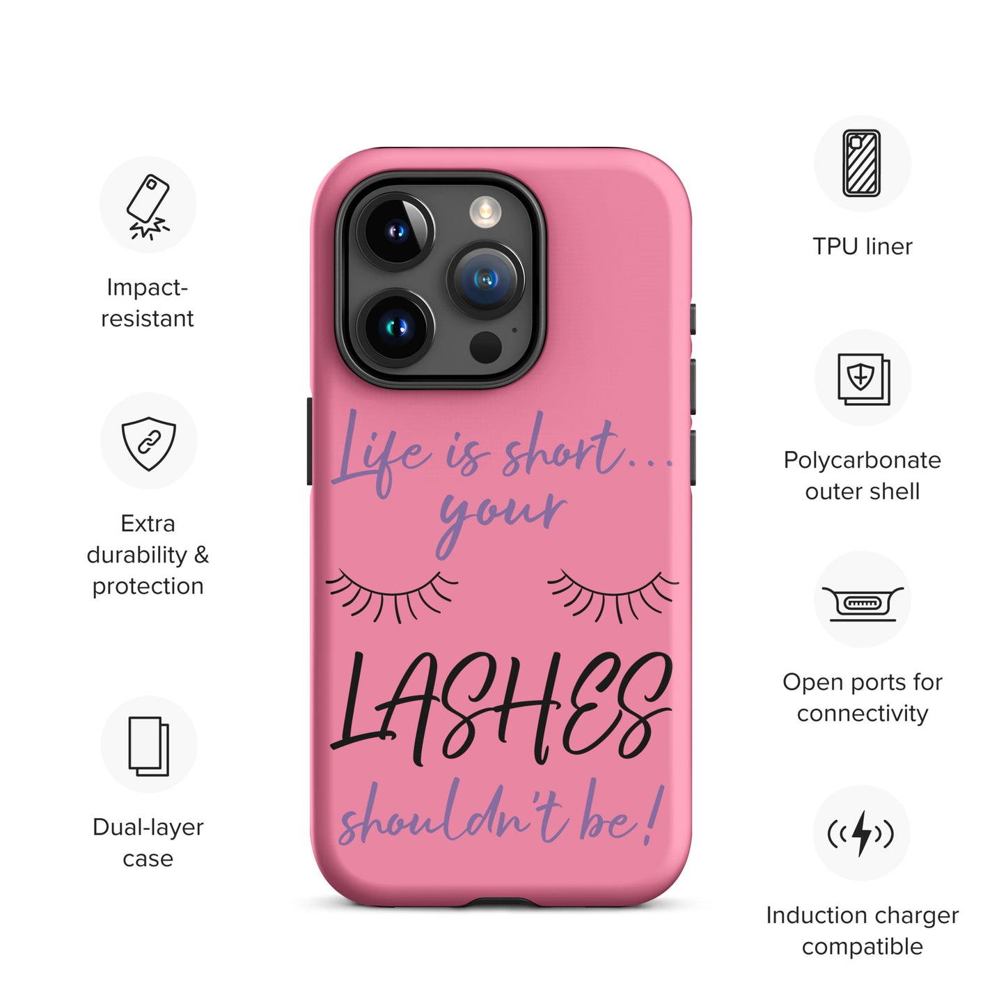 Beauty Lashes Tough Case for iPhone®