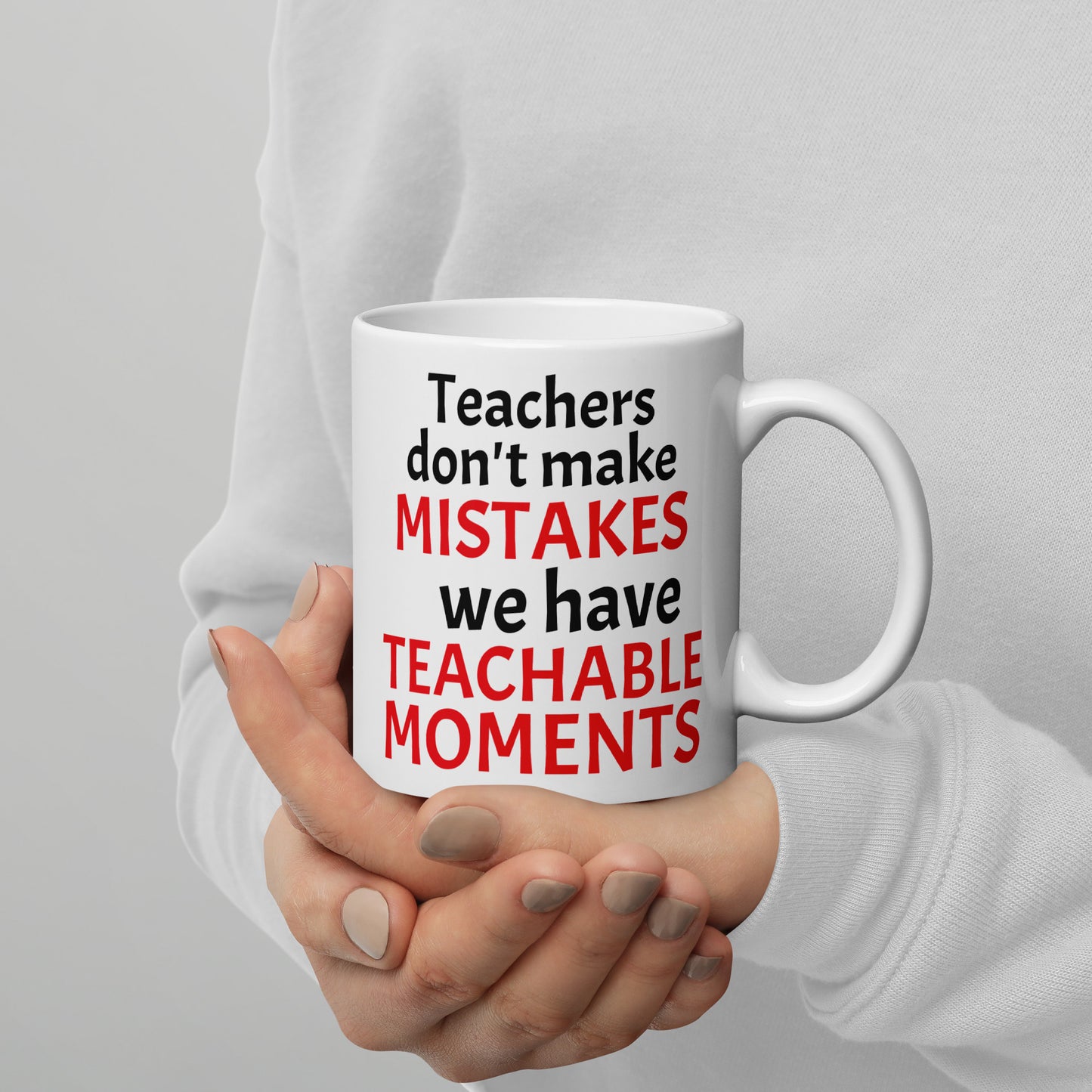 Teacher Teachable Moments Mug White