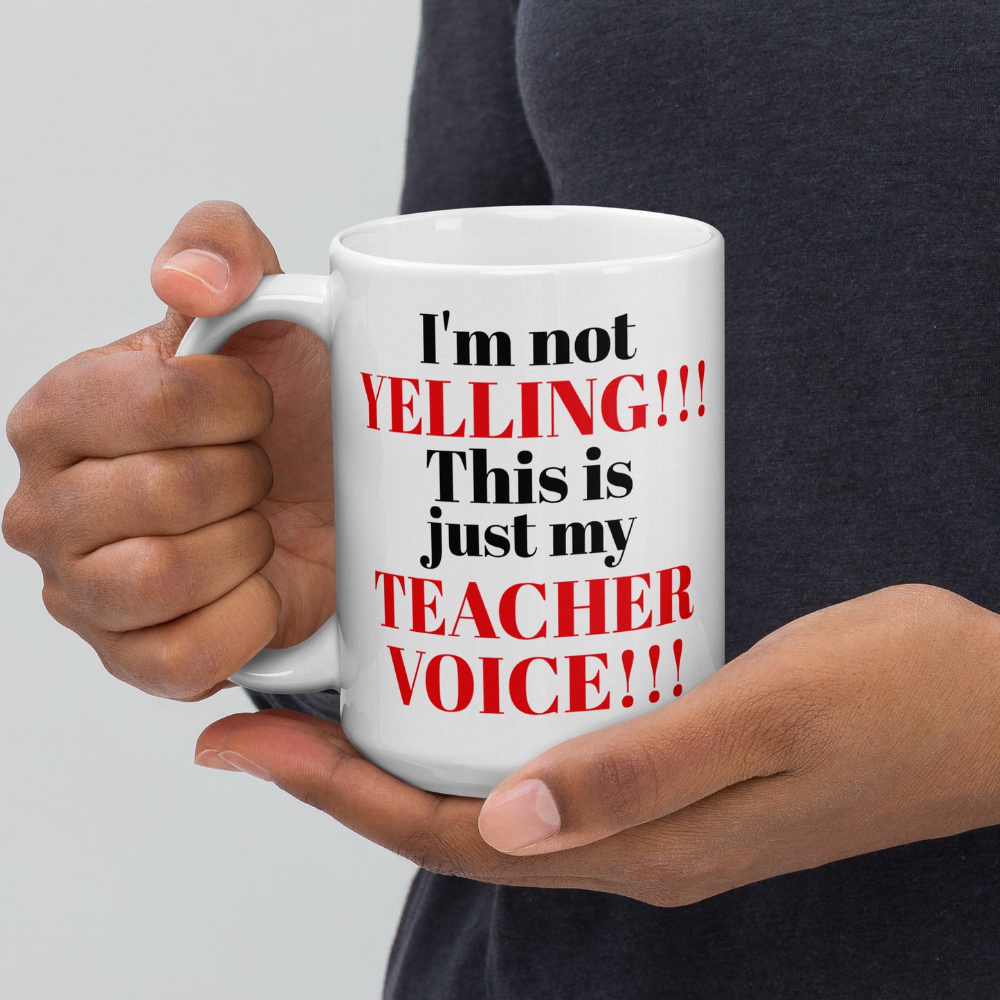 Teacher Teaching Voice Mug White