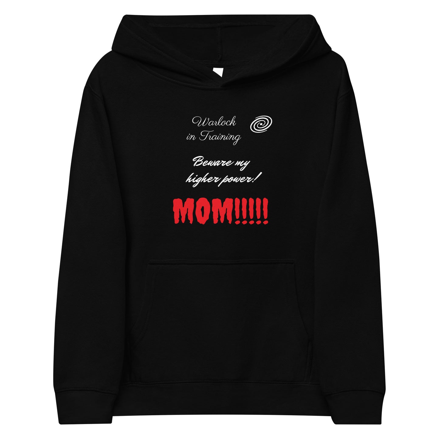 Kids Warlock in Training Mom Hoodie