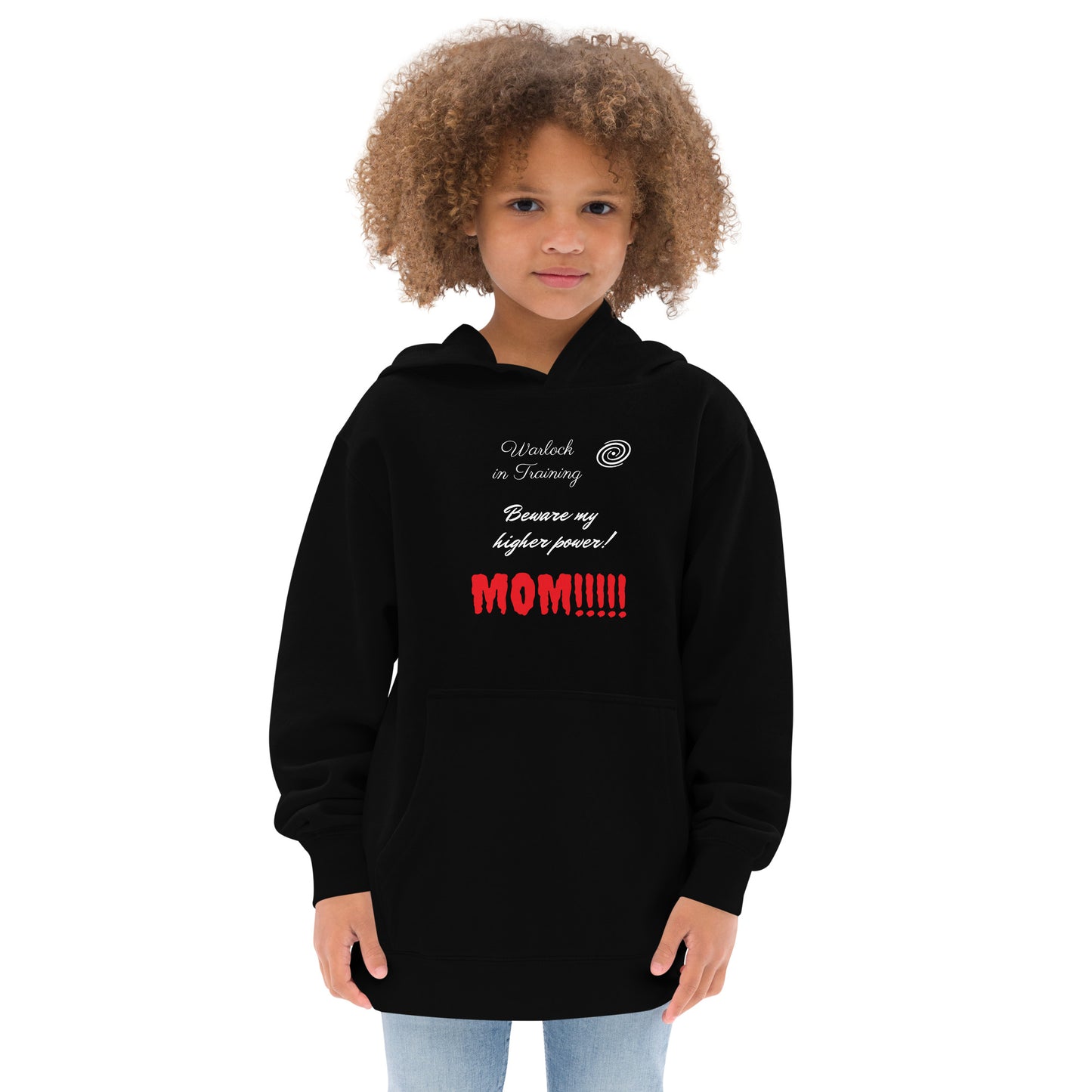 Kids Warlock in Training Mom Hoodie