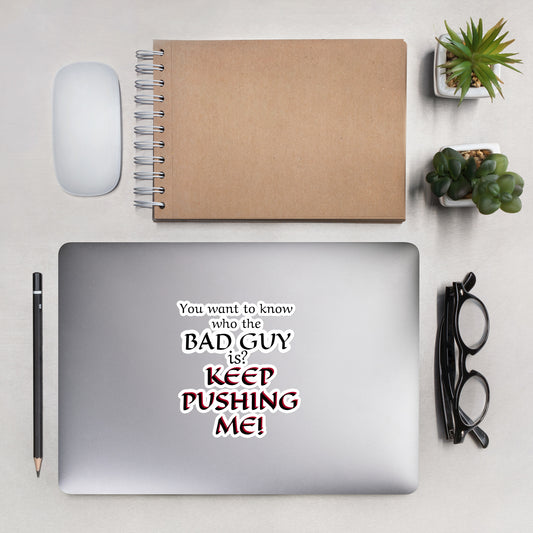 Adult Bad Guy Sticker