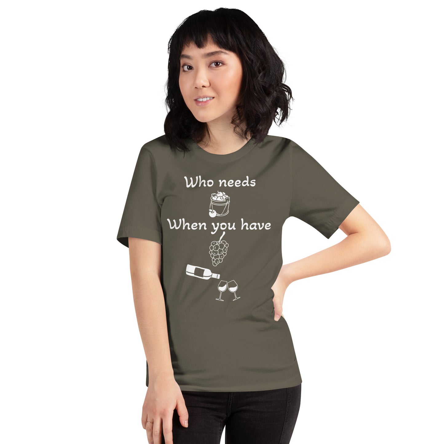 Teacher Grapes Graphic T-Shirt NSFW