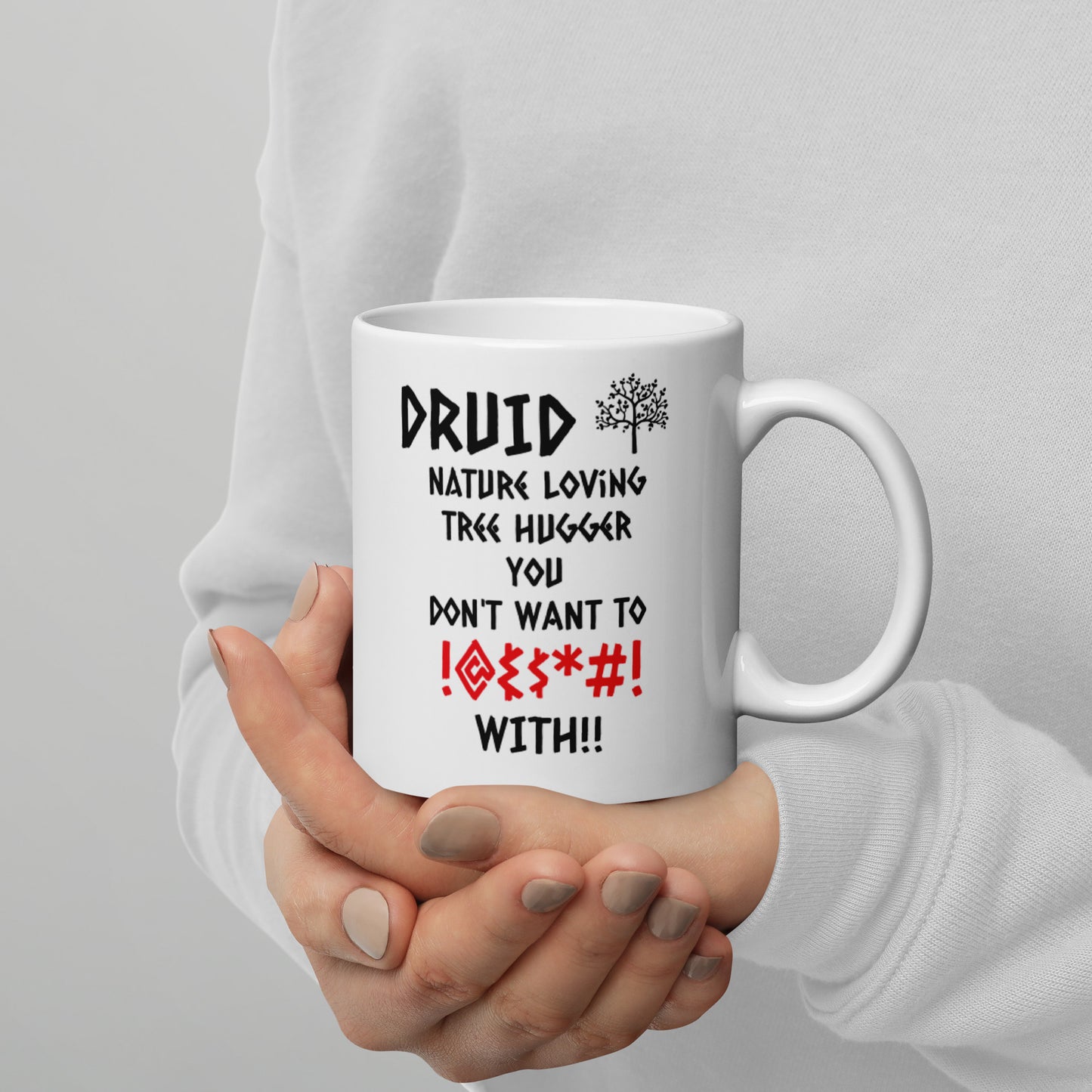 Druid Mug White